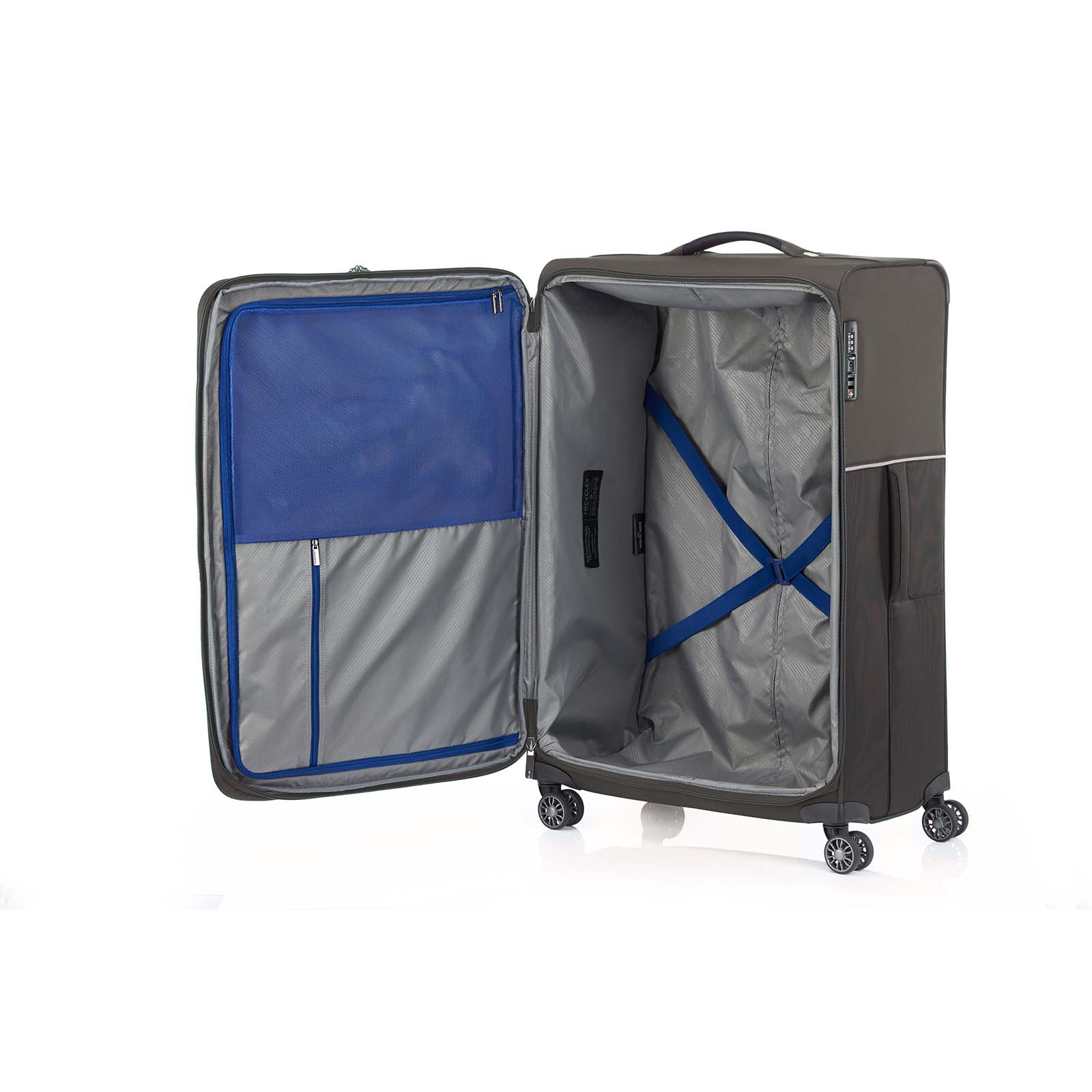 Samsonite-73h-78cm-Suitcase-Platinum-Grey-Open