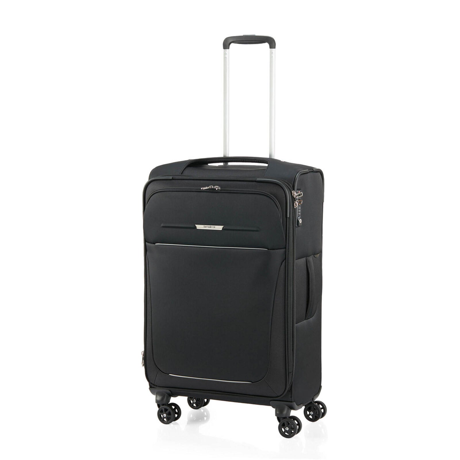 Samsonite-B-Lite-5-71cm-Suitcase-Black-Front-Angle