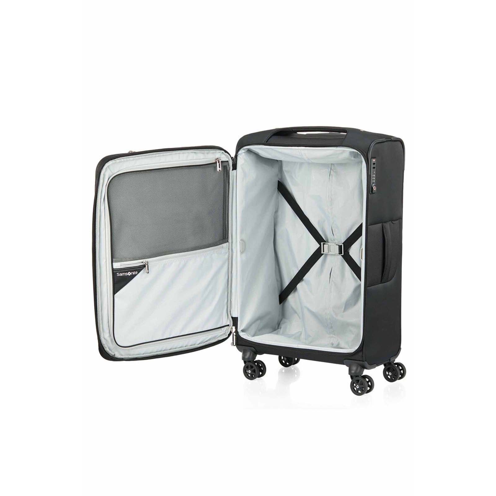 Samsonite-B-Lite-5-71cm-Suitcase-Black-Open