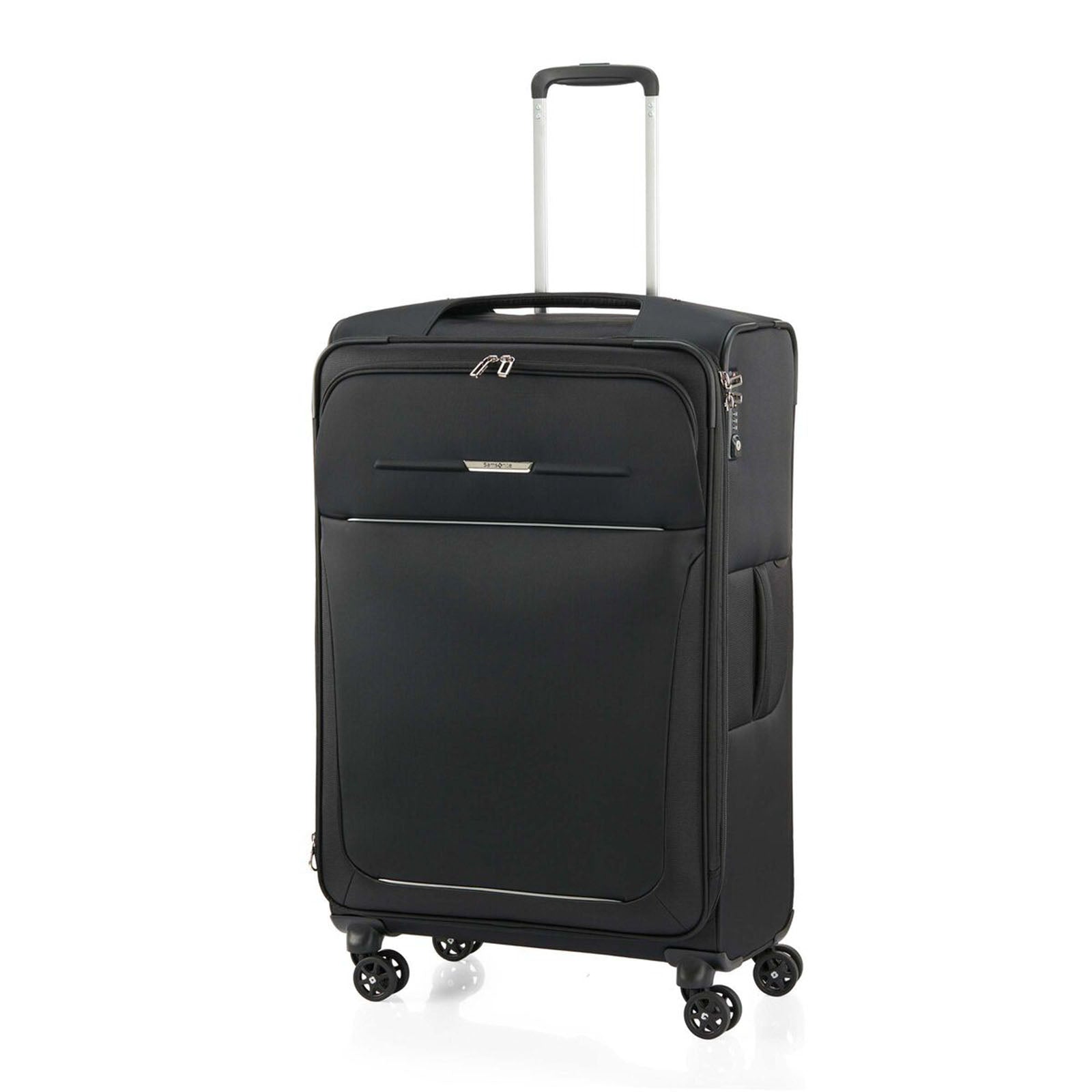 Samsonite-B-Lite-5-78cm-Suitcase-Black-Front-Angle