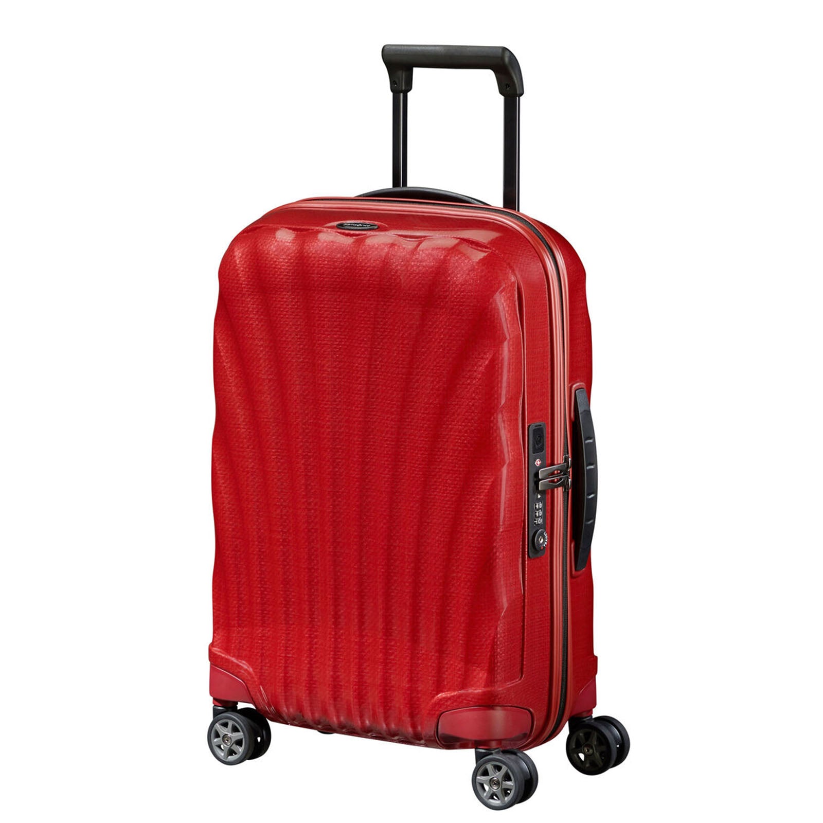 Samsonite-C-Lite-55cm-Suitcase-Chili-Red-Front-Angle