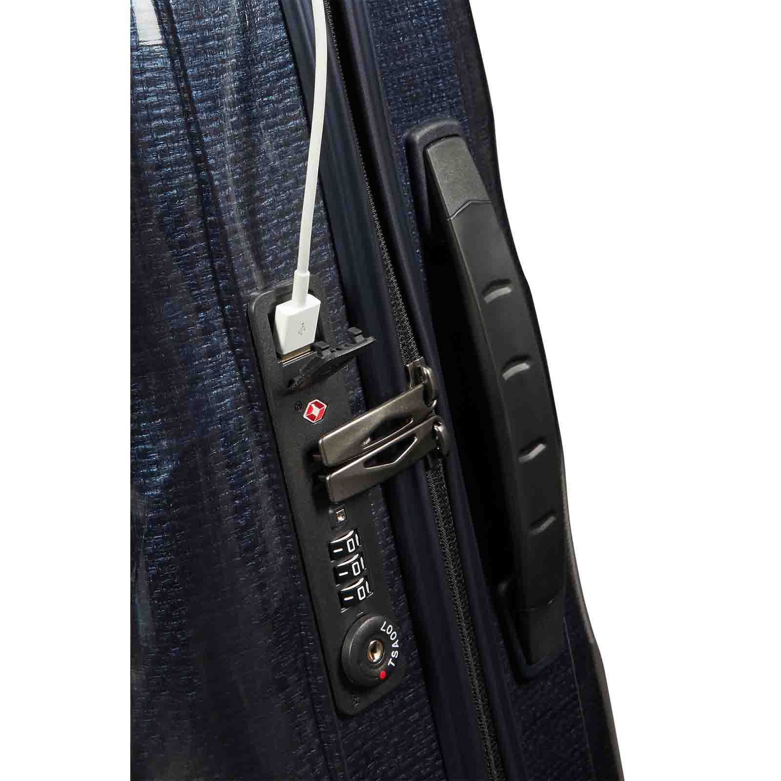 Samsonite-C-Lite-55cm-Suitcase-Midnight-Blue-Lock