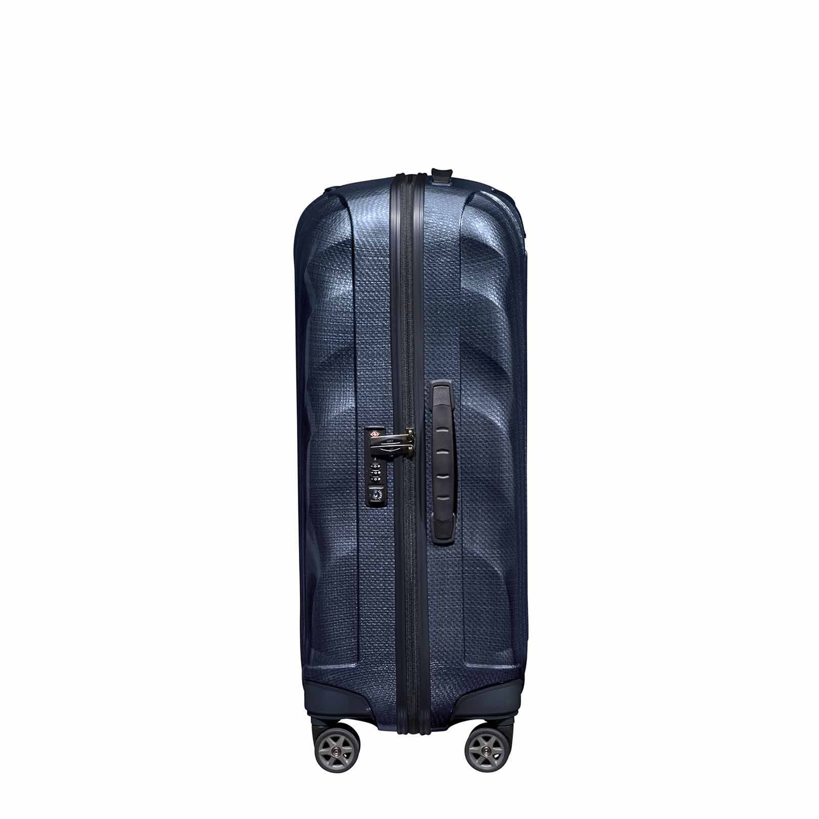 Samsonite-C-Lite-69cm-Suitcase-Midnight-Blue-Side-Handle