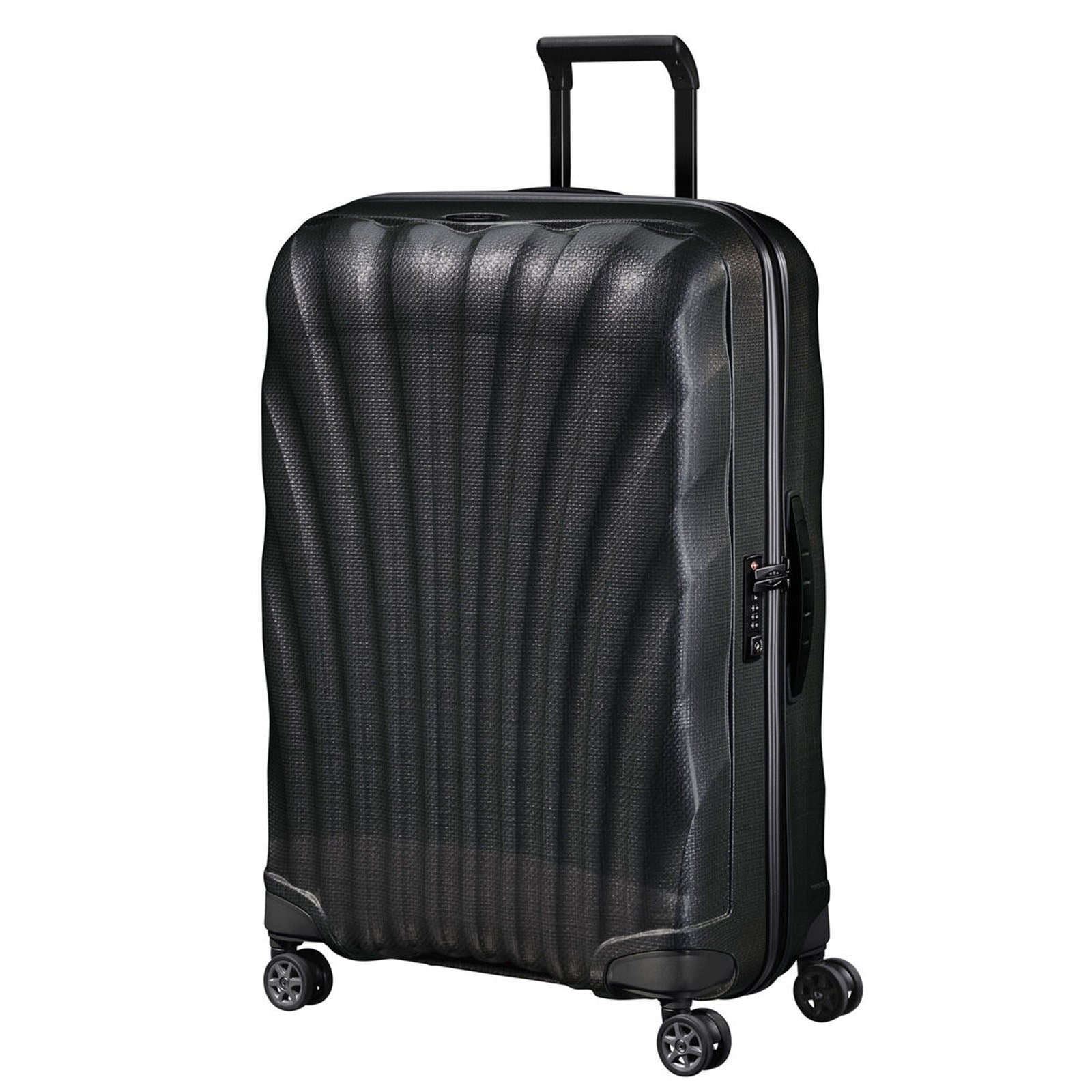 Samsonite-C-Lite-75cm-Suitcase-Black-Front-Angle