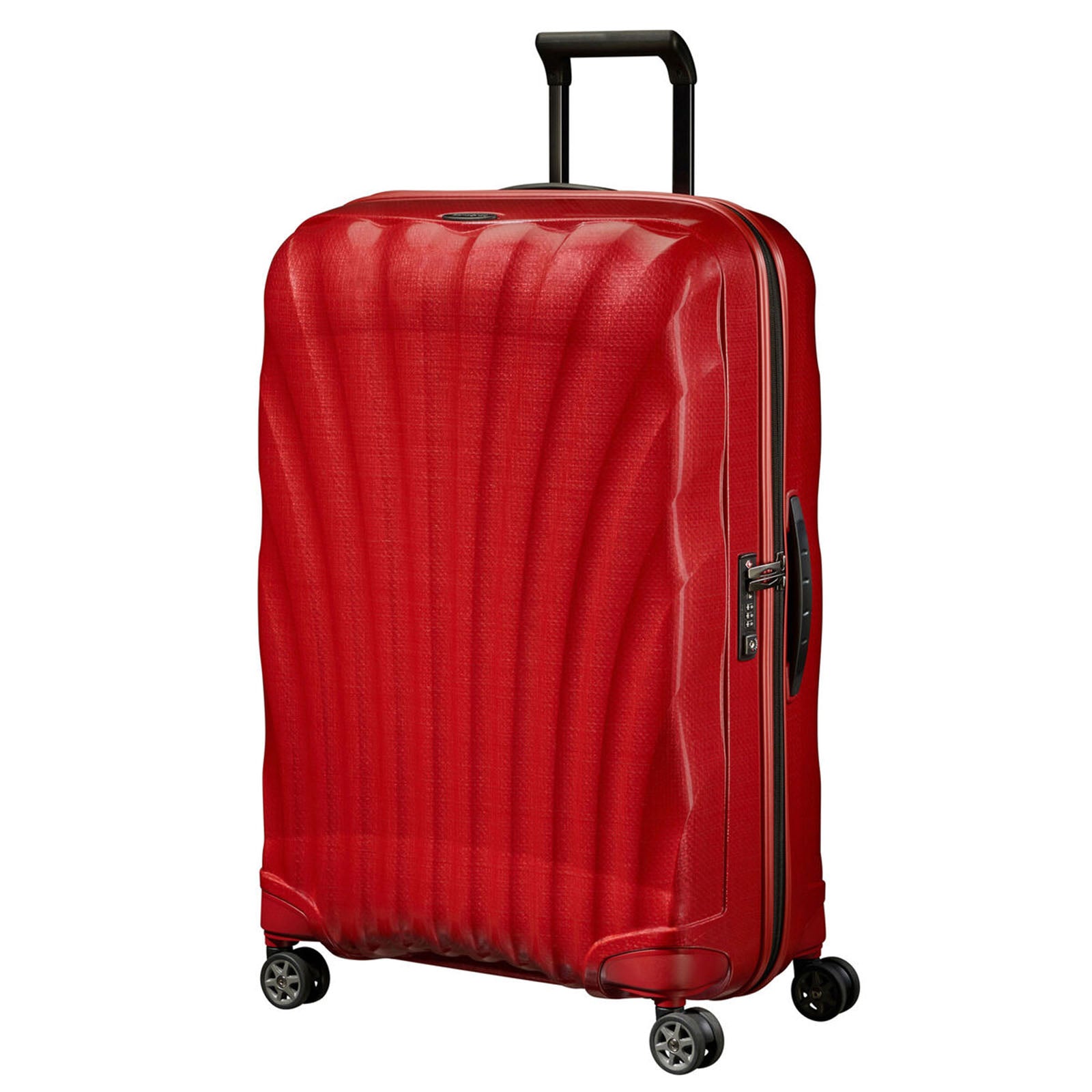 Samsonite-C-Lite-75cm-Suitcase-Chili-Red-Front-Angle