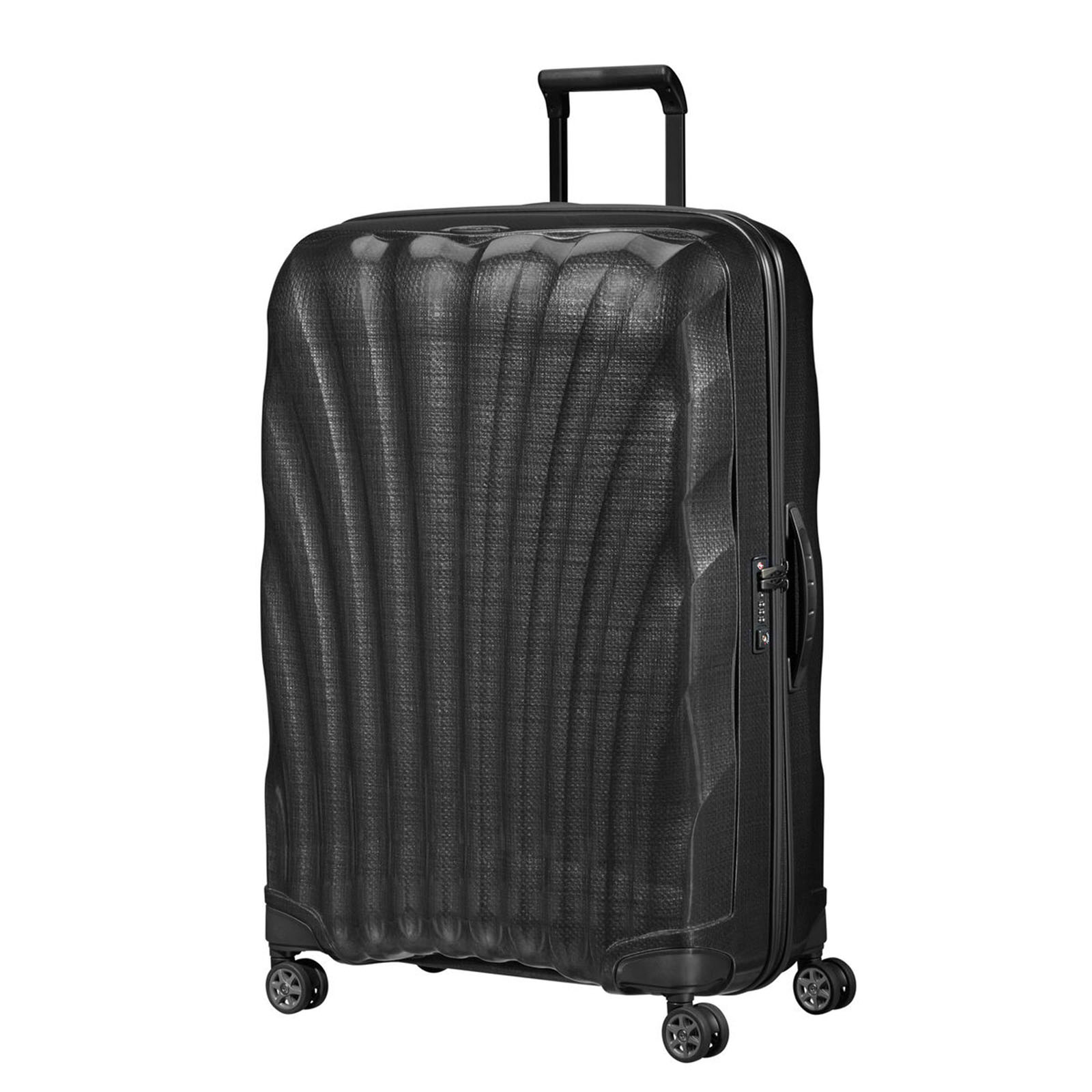 Samsonite-C-Lite-81cm-Suitcase-Black-Front-Angle