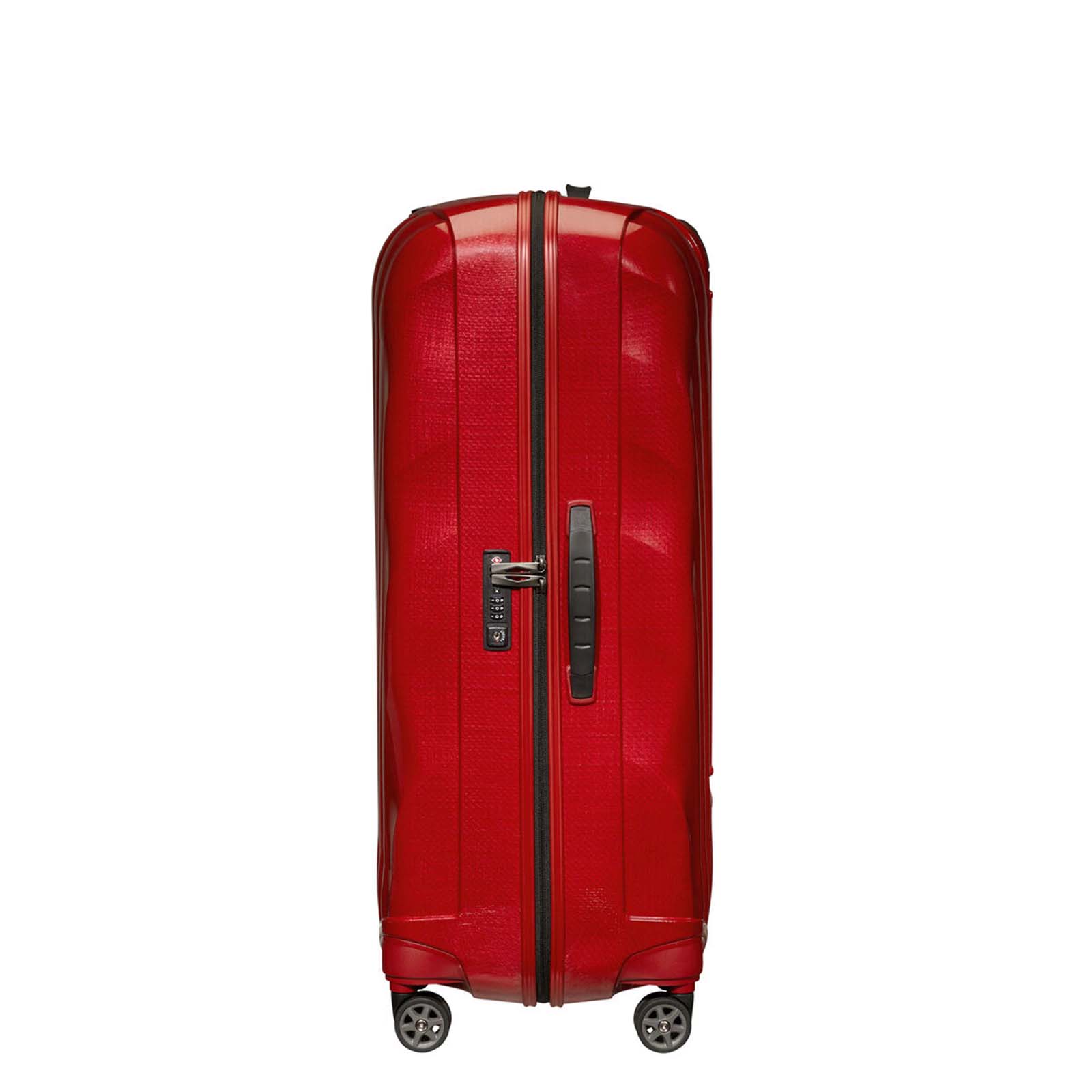 Samsonite-C-Lite-81cm-Suitcase-Chili-Red-Lock