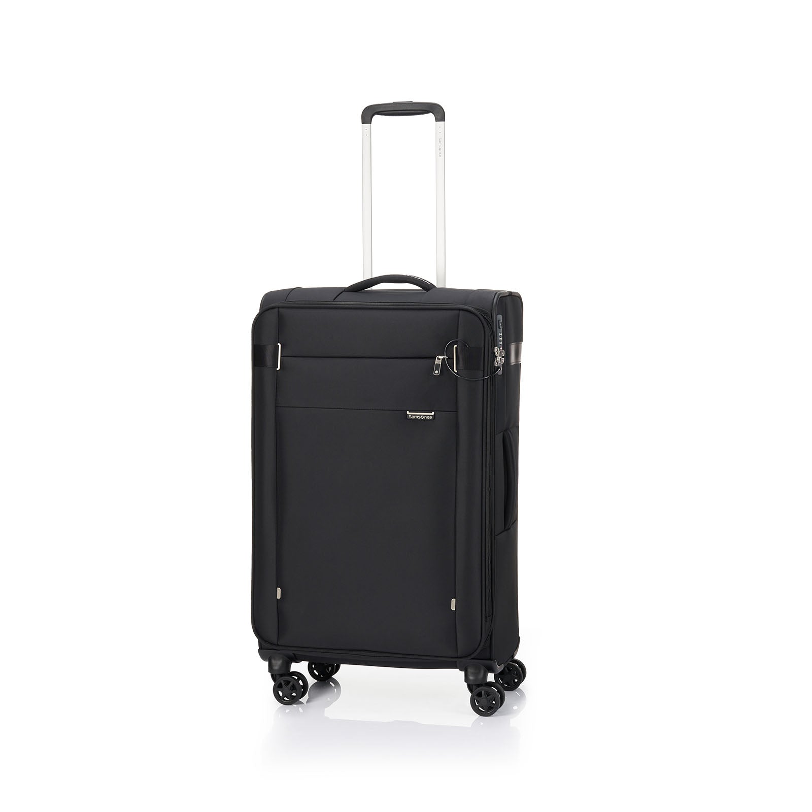 Samsonite-City-Rhythm-71cm-Suitcase-Black-Front-Angle