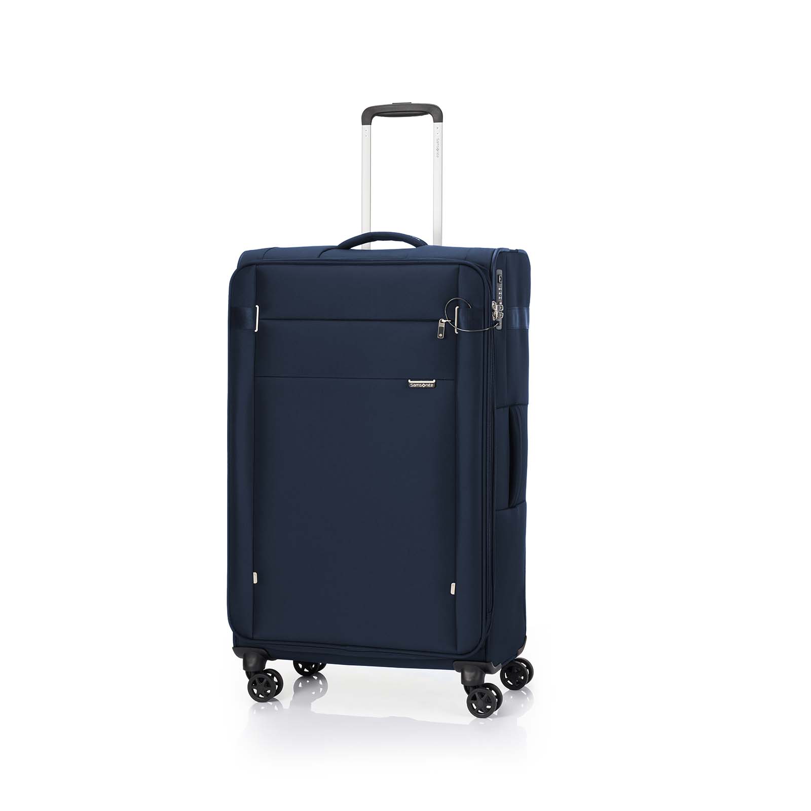 Samsonite-City-Rhythm-78cm-Suitcase-Navy-Front-Angle