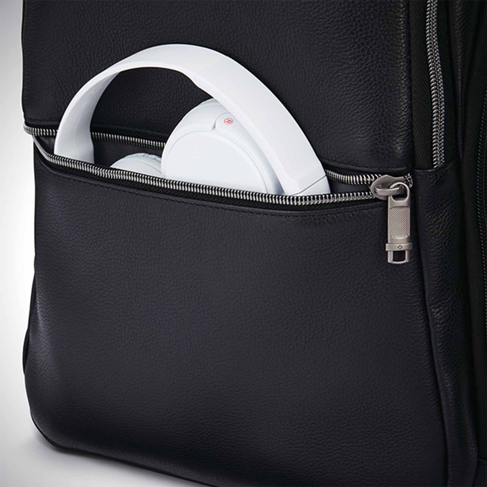 Samsonite-Classic-Leather-14-Inch-Laptop-Backpack-Black-Pocket