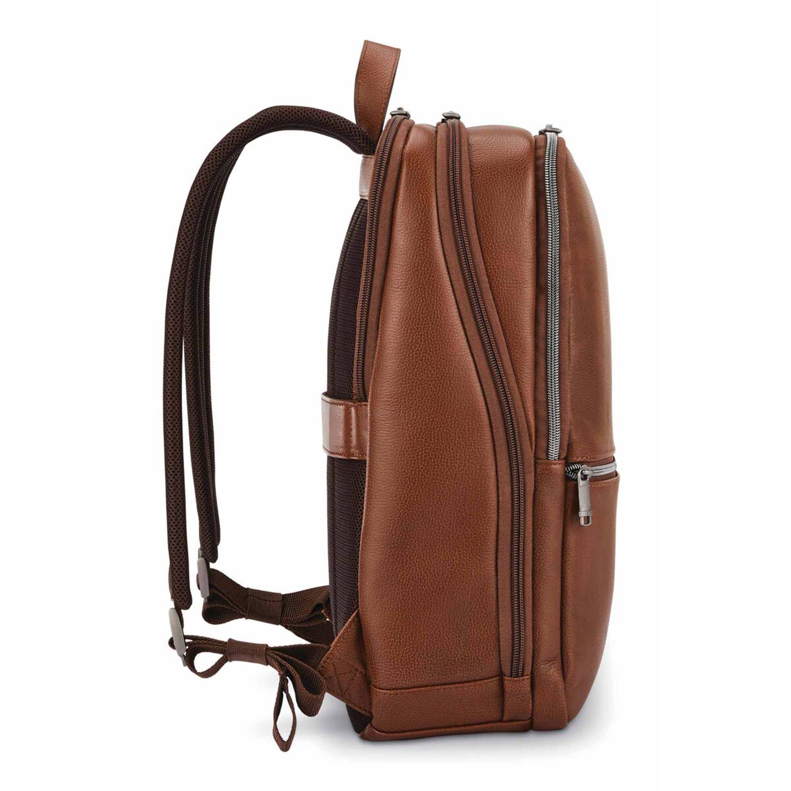 Samsonite-Classic-Leather-14-Inch-Laptop-Backpack-Cognac-Side