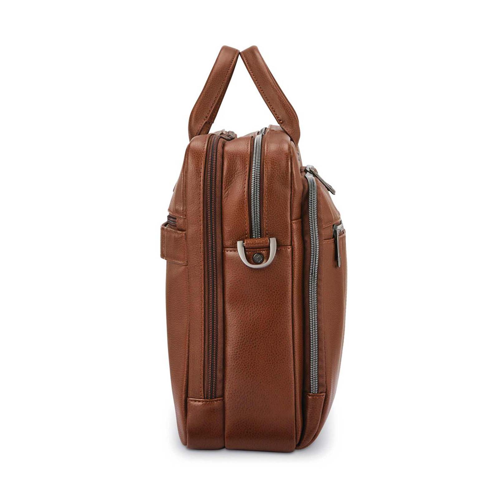 Samsonite-Classic-Leather-15-Inch-Top-Loader-Cognac-Side