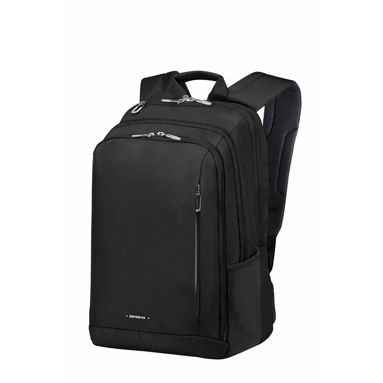 Samsonite-Guardit-Classy-15-Inch-Laptop-Backpack-Black-Front-Angle