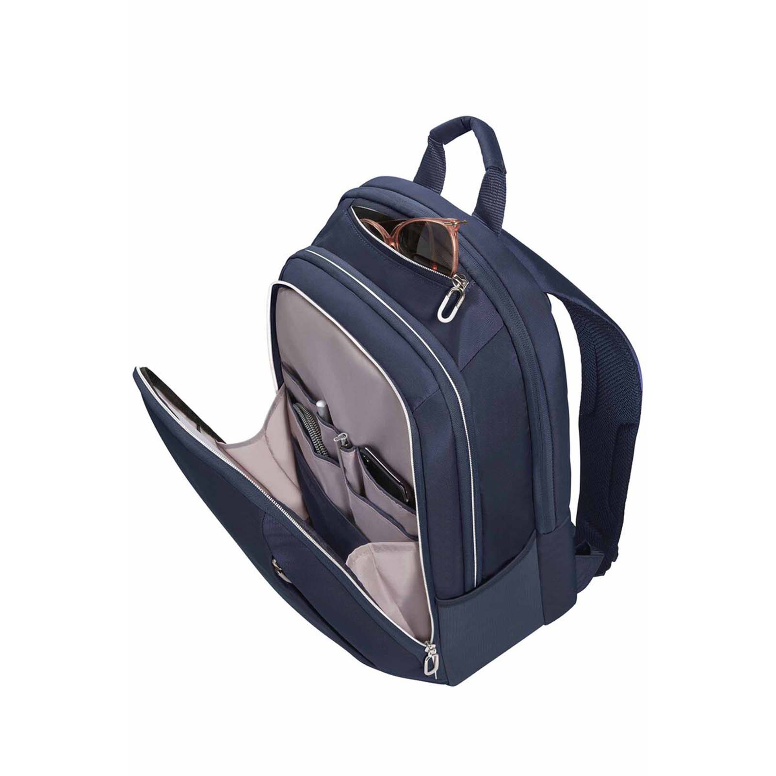Samsonite-Guardit-Classy-15-Inch-Laptop-Backpack-Midnight-Blue-Open