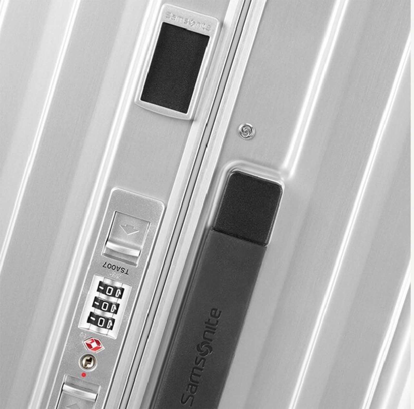 Samsonite-Lite-Box-Alu-69cm-Suitcase-Aluminium-tsa-Lock