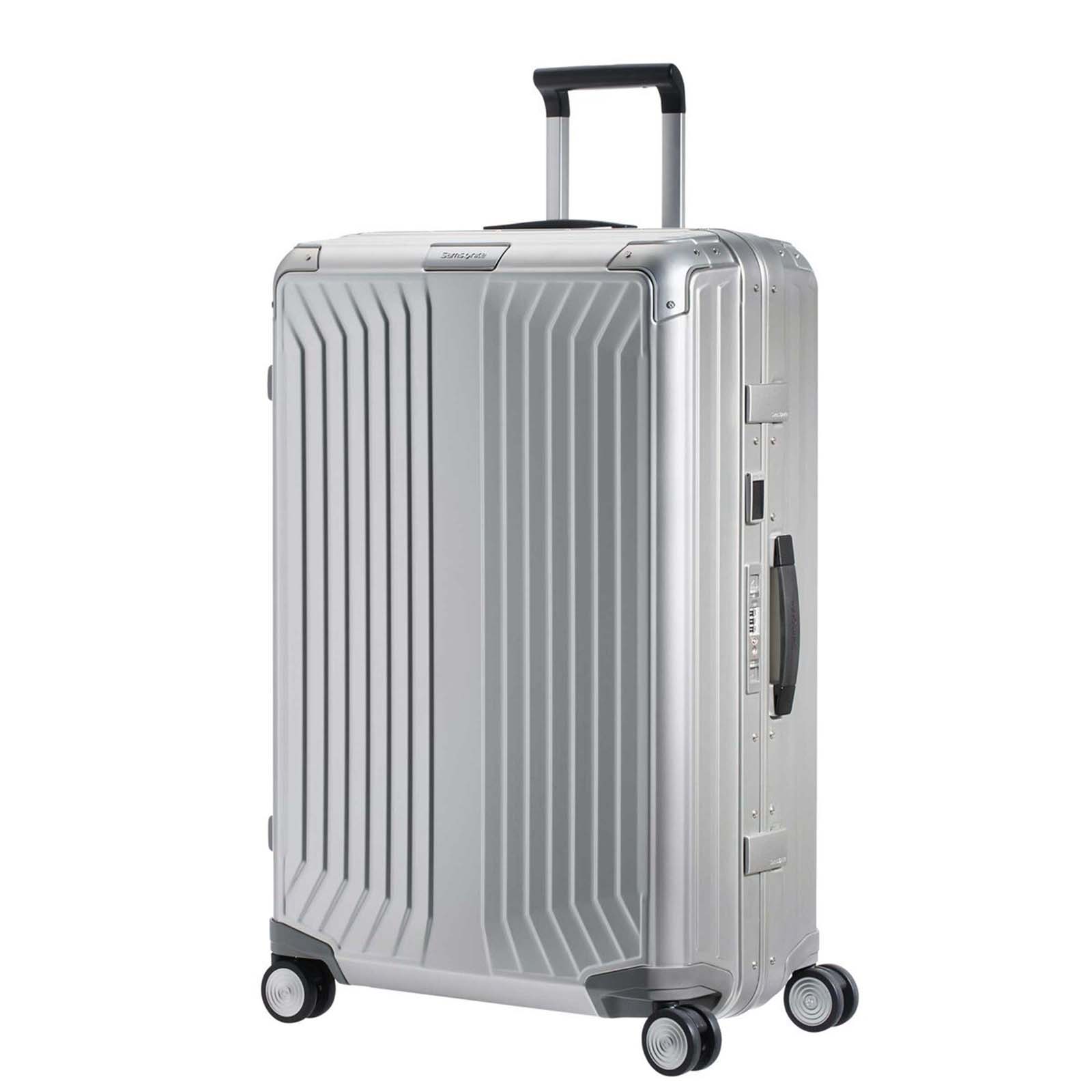 Samsonite-Lite-Box-Alu-75cm-Suitcase-Aluminium-Front-Angle