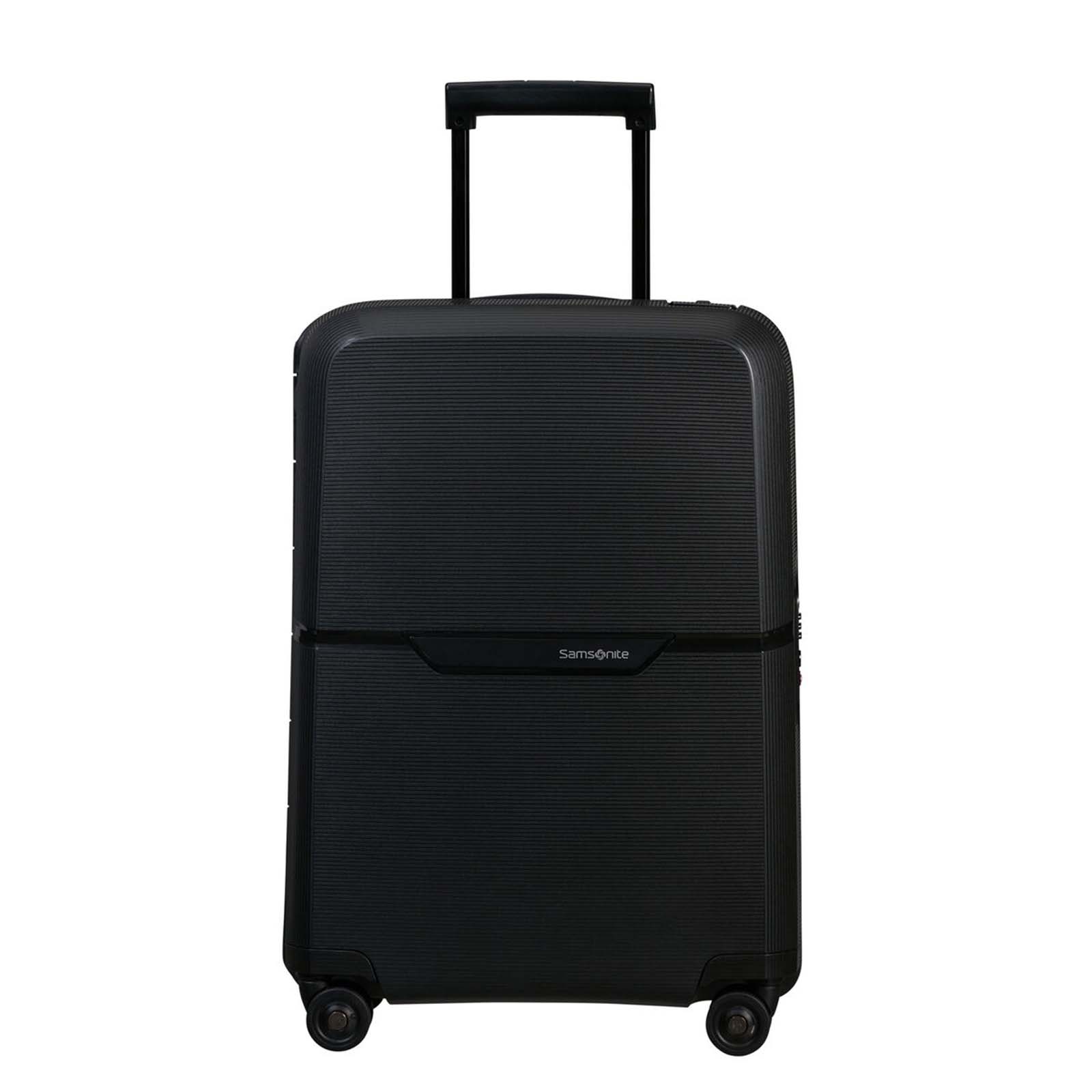 Samsonite-Magnum-Eco-55cm-Carry-On-Suitcase-Graphite-Front