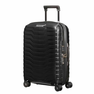 Samsonite-Proxis-55cm-Suitcase-Black-Front-Angle