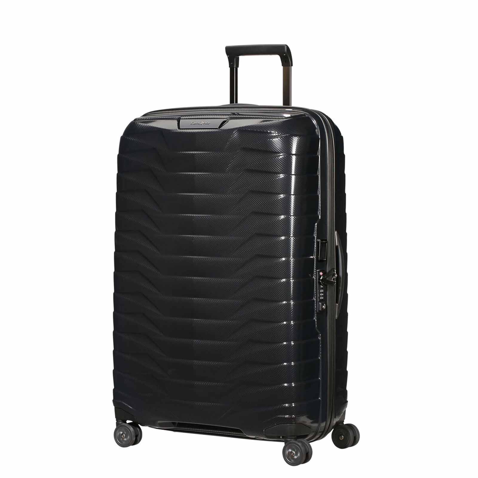 Samsonite-Proxis-75cm-Suitcase-Black-Front-Angle