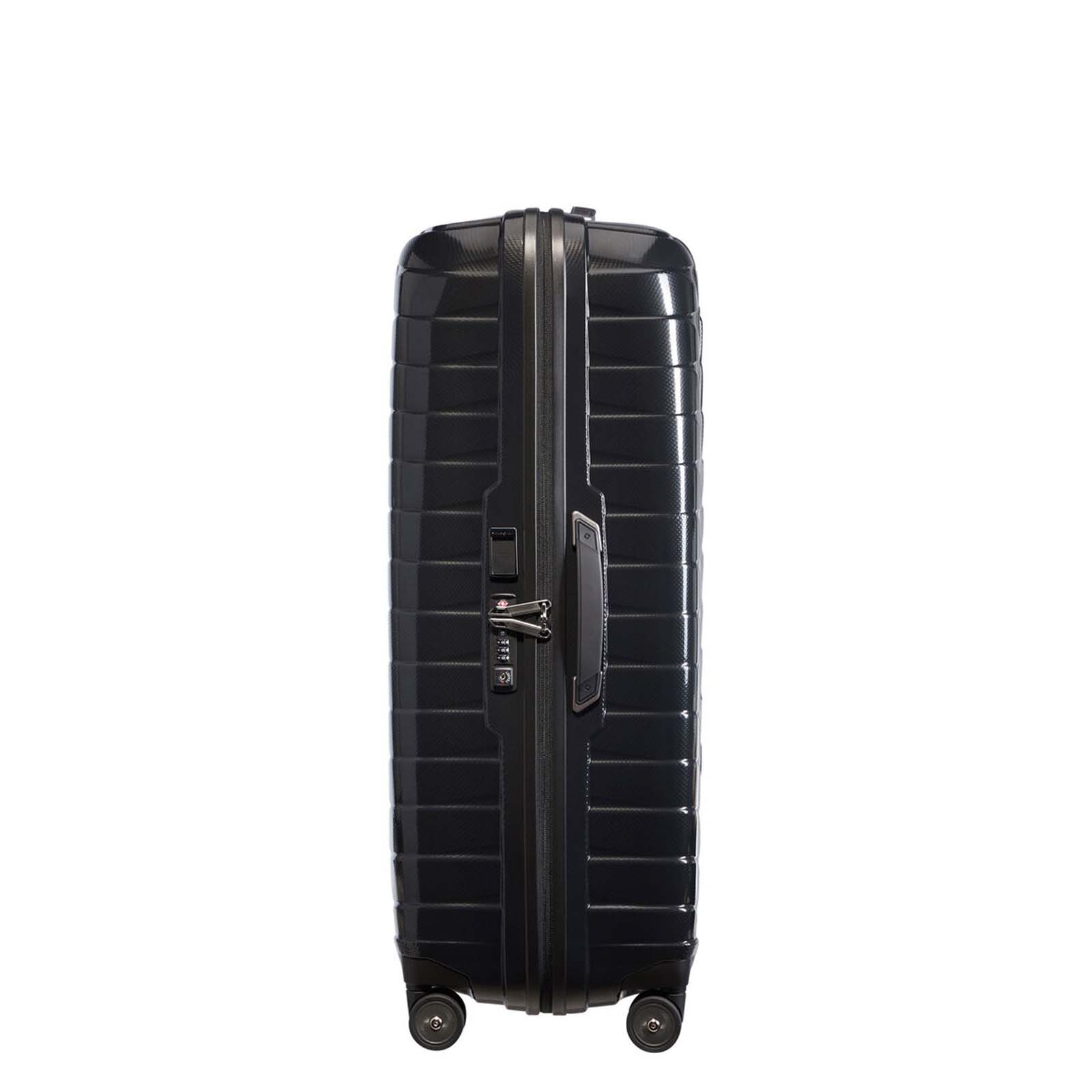 Samsonite-Proxis-81cm-Suitcase-Black-Side-Handle