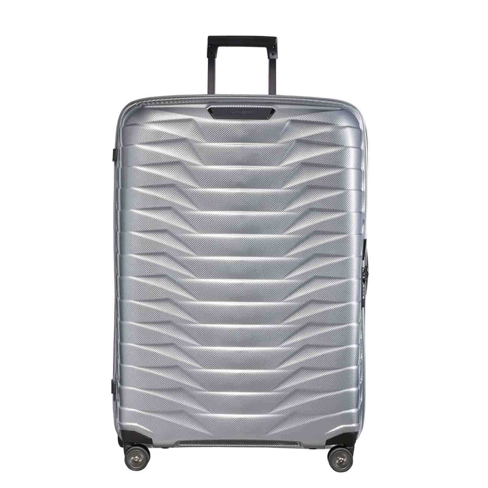 Samsonite-Proxis-81cm-Suitcase-Silver-Front