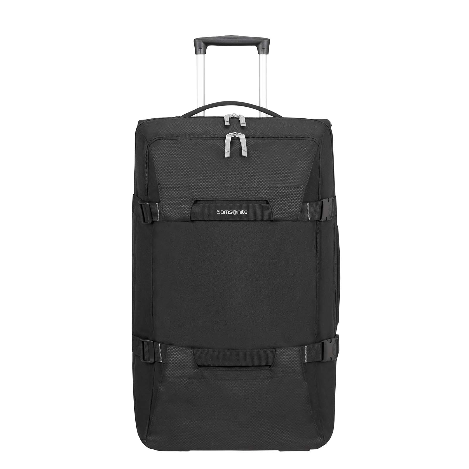 Samsonite-Sonora-68cm-Wheeled-Duffel-Black-Front