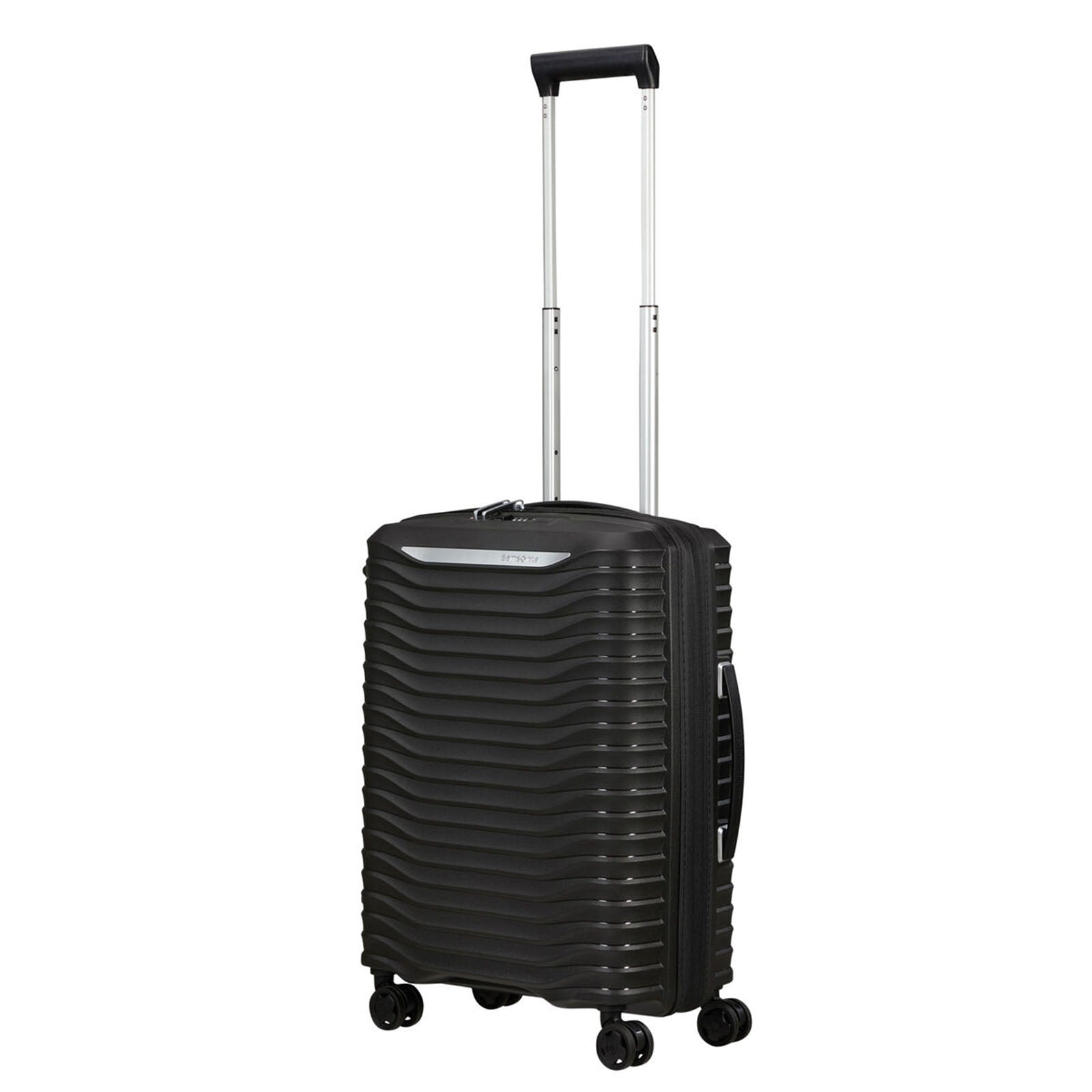 Samsonite-Upscape-55cm-Suitcase-Black-Front-Angle