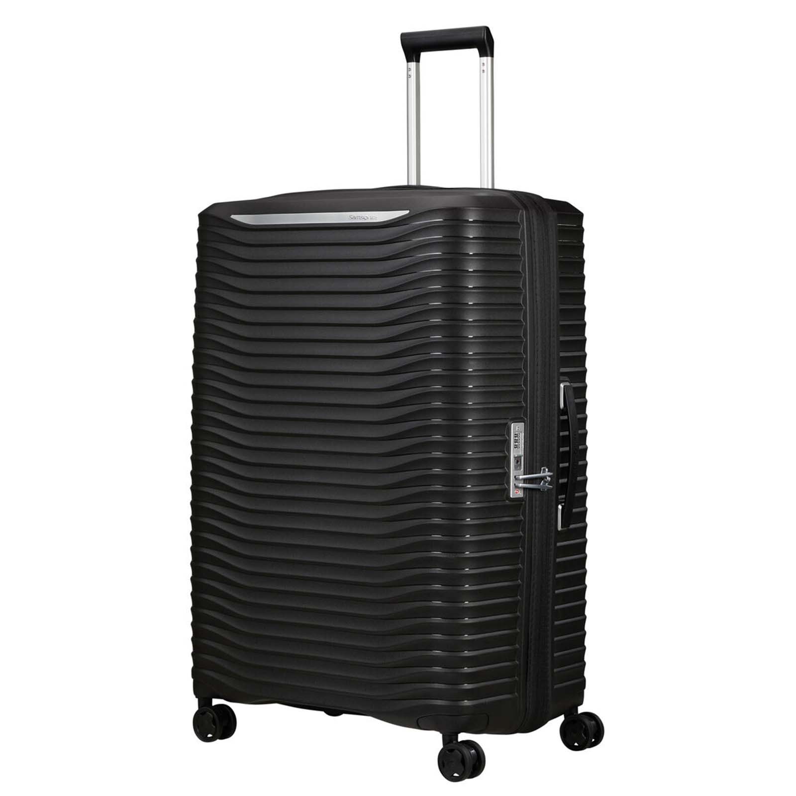 Samsonite-Upscape-81cm-Suitcase-Black-Front-Angle