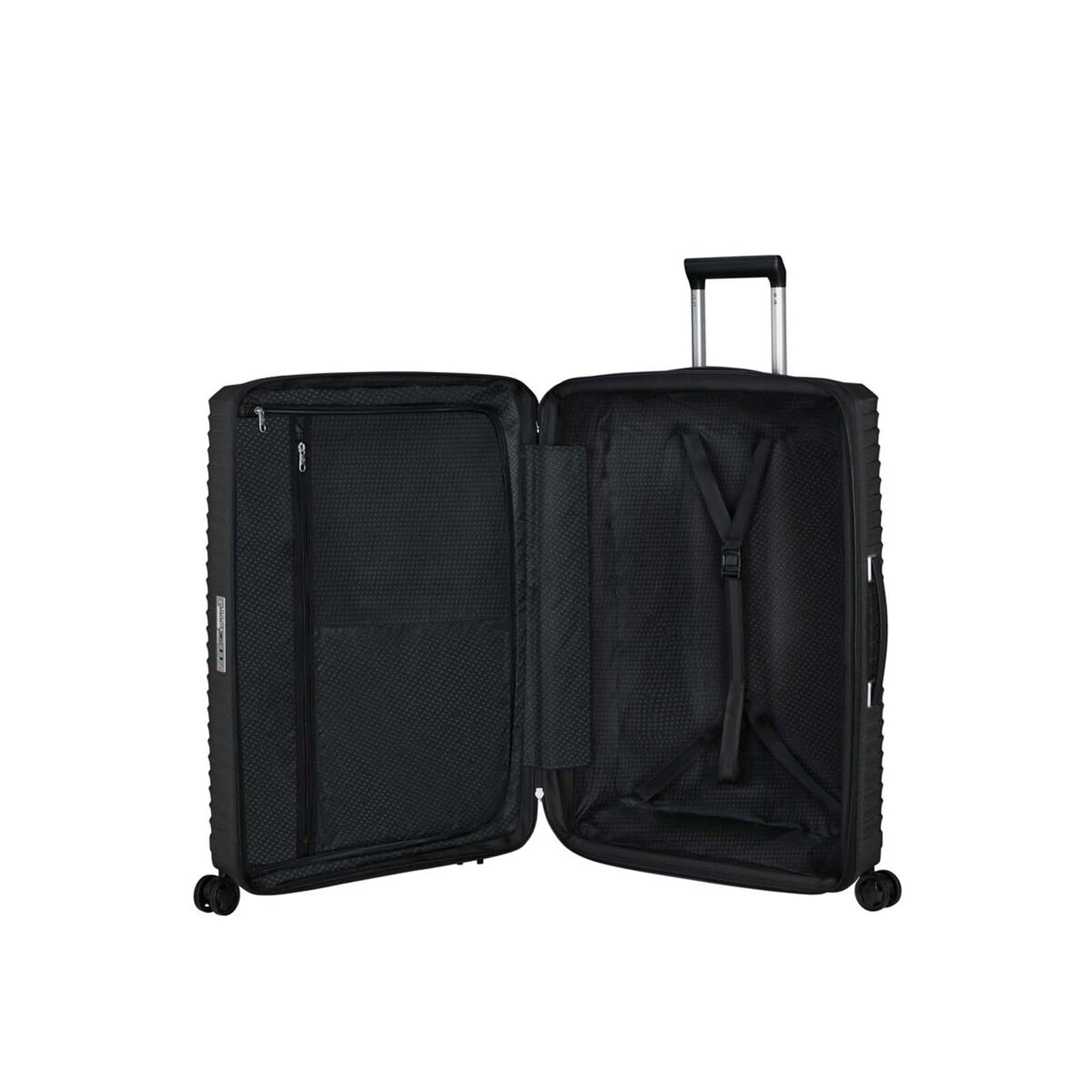 Samsonite-Upscape-81cm-Suitcase-Black-Open