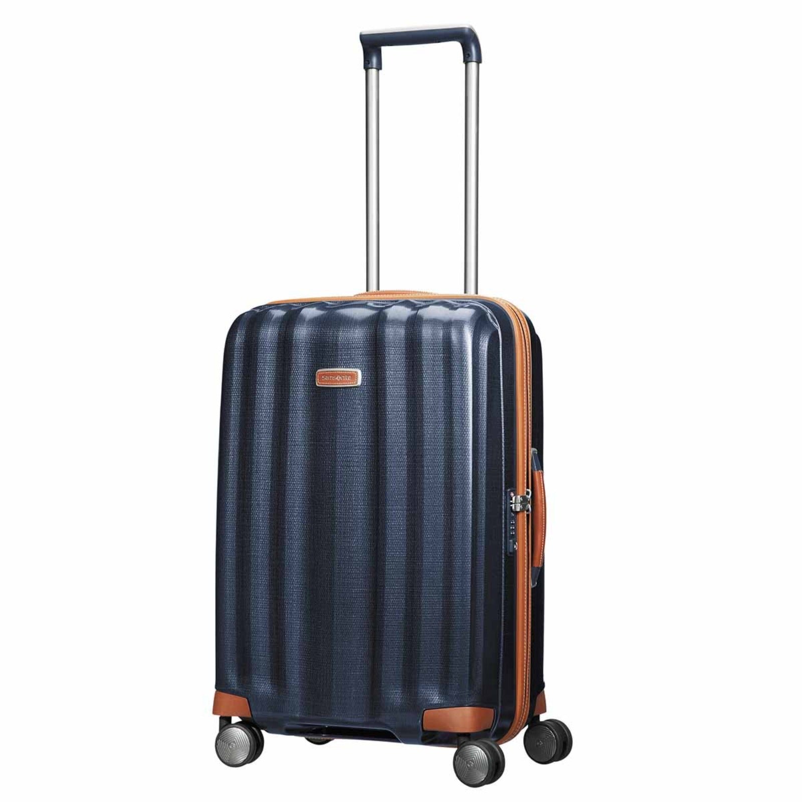 Samsonite_Lite-Cube_Deluxe_55cm_Suitcase_Midnight_Blue_Front