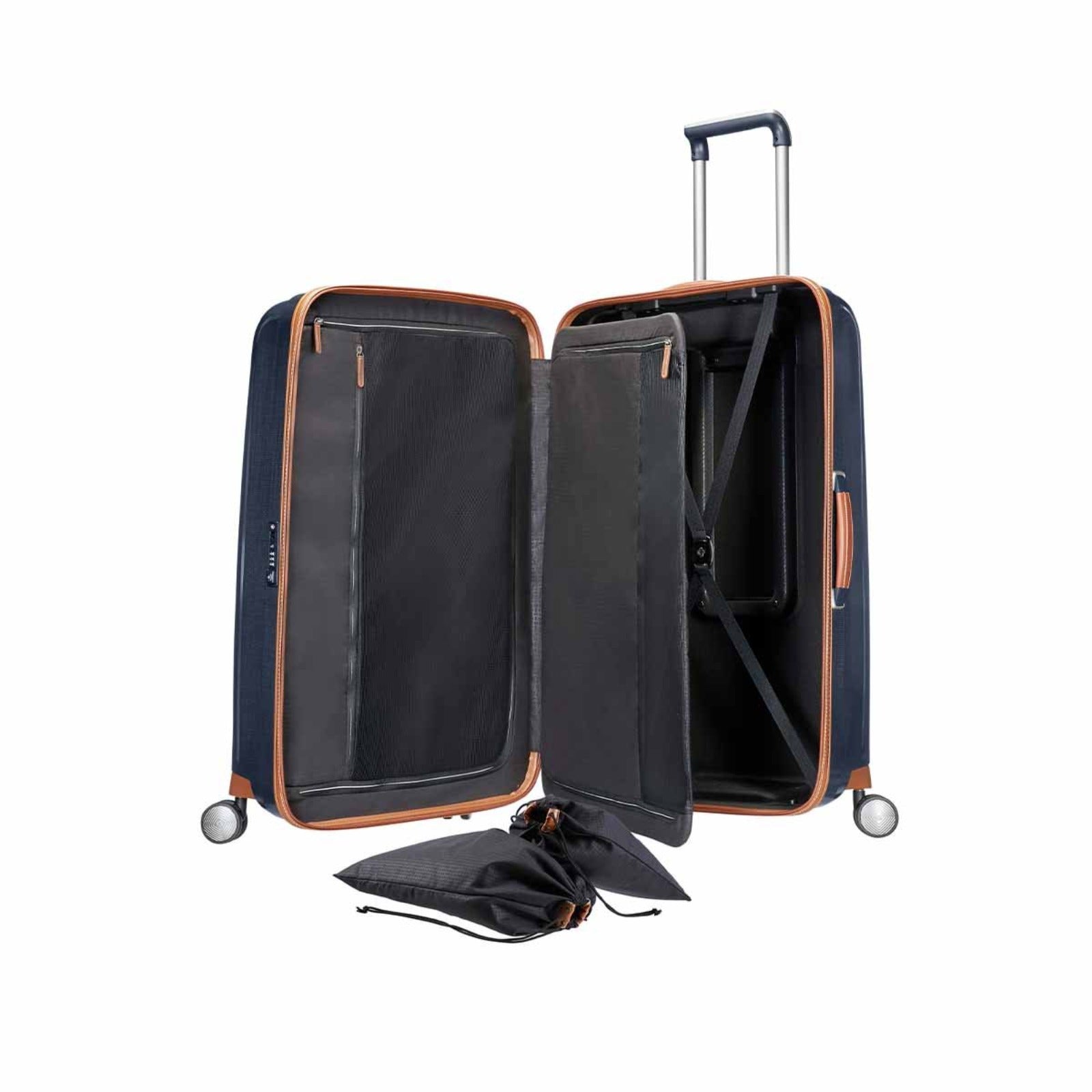 Samsonite_Lite-Cube_Deluxe_76cm_Suitcase_Midnight_Blue_Open