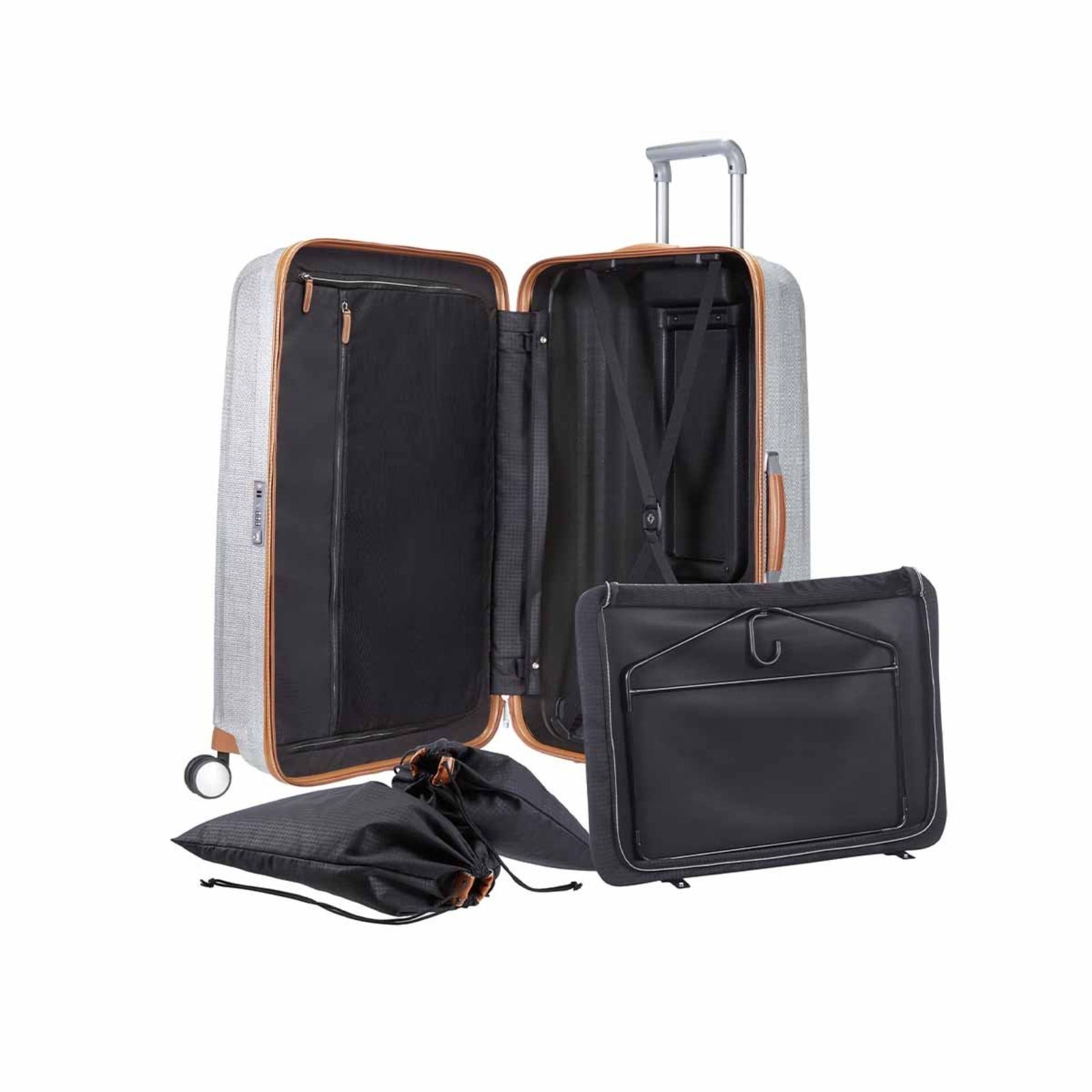 Samsonite_Lite-Cube_Deluxe_82cm_Suitcase_Aluminium_Open