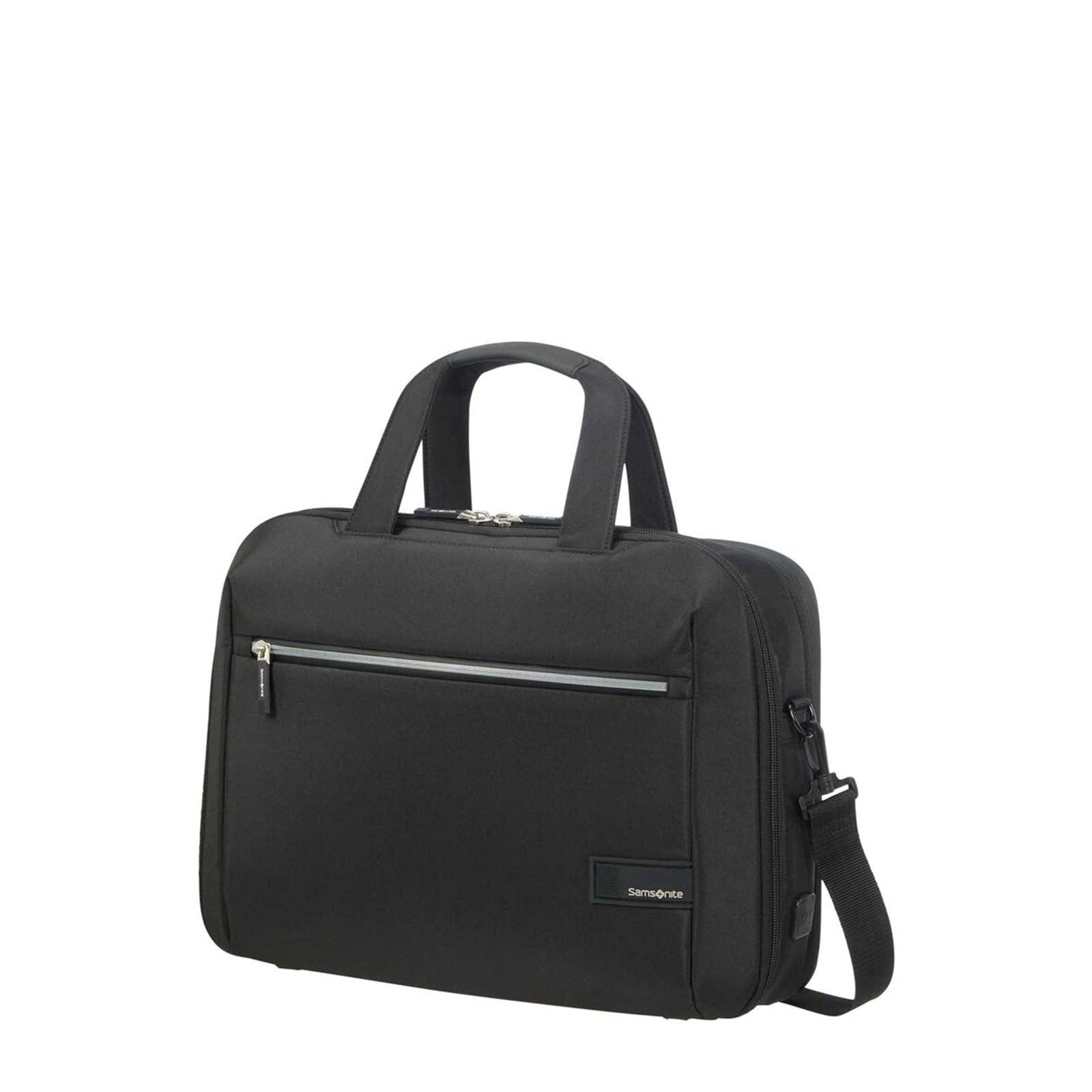 Samsonite Litepoint 15.6 Inch Laptop Bailhandle Briefcase Black