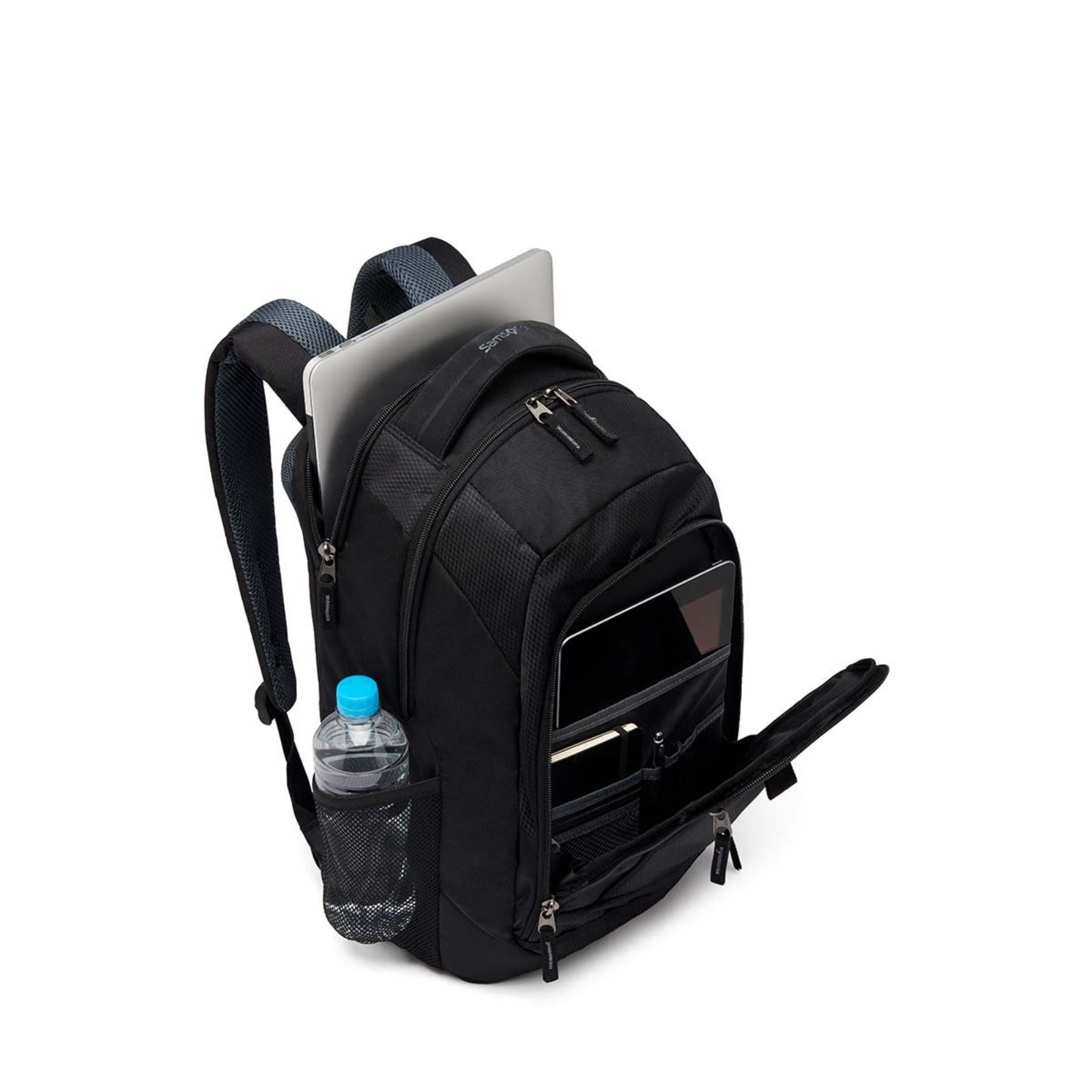 Samsonite_Tectonic_16inch_Laptop_Backpack_Black_Laptop_Compartment