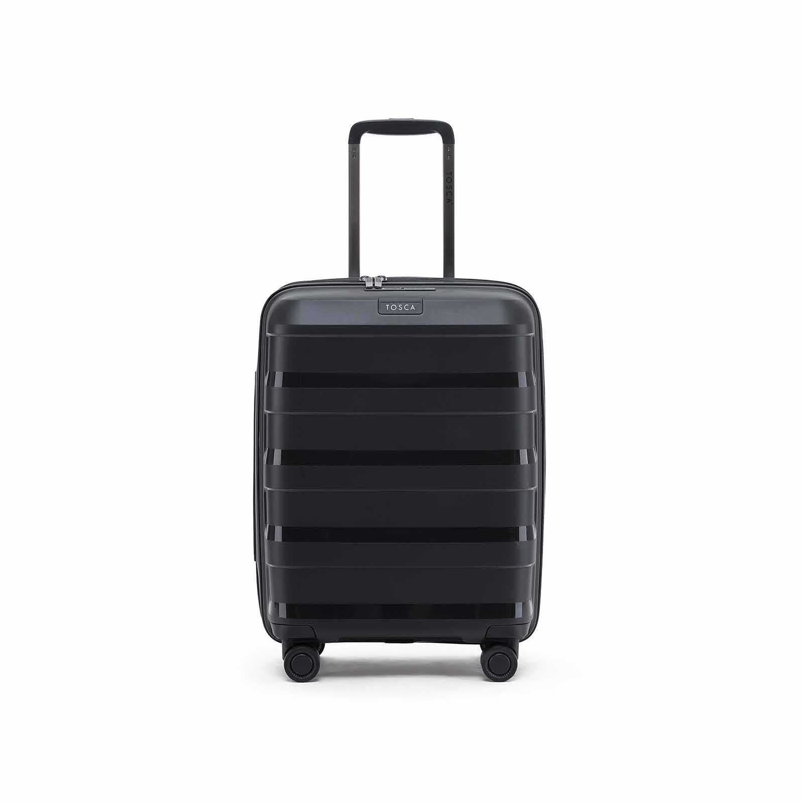 Tosca Comet 4 Wheel 55cm Carry-On Suitcase Black