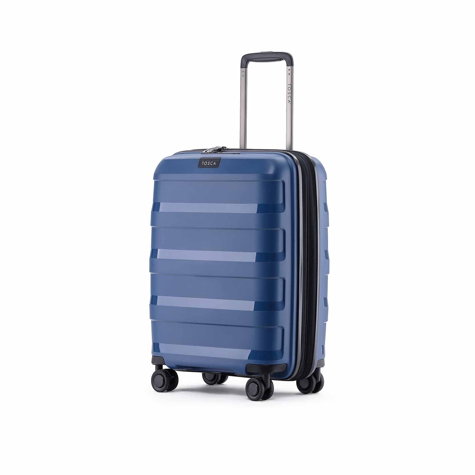 Tosca Comet 4 Wheel 55cm Carry-On Suitcase Storm Blue