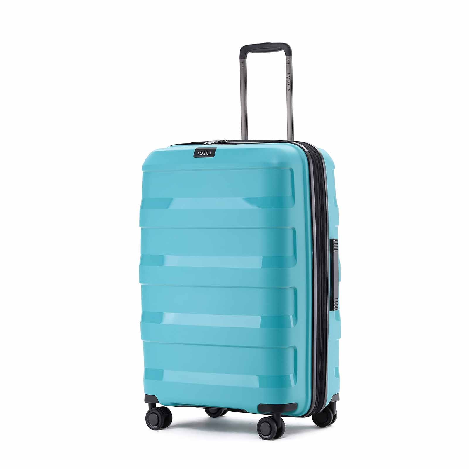 Tosca Comet 4 Wheel 67cm Medium Suitcase Teal