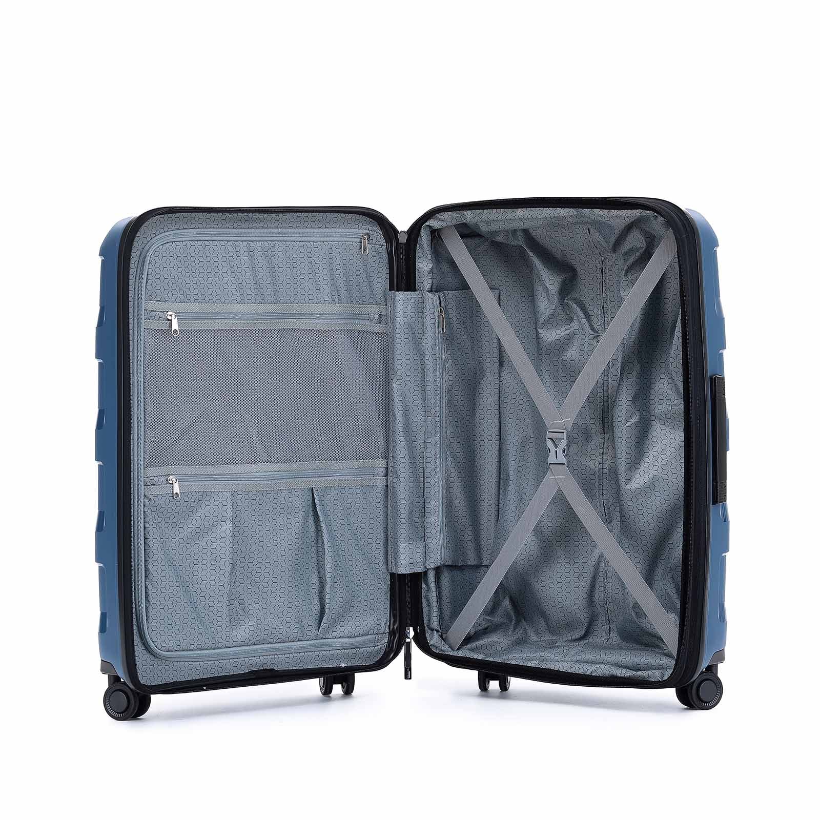 Tosca Comet 4 Wheel 78cm Large Suitcase Storm Blue