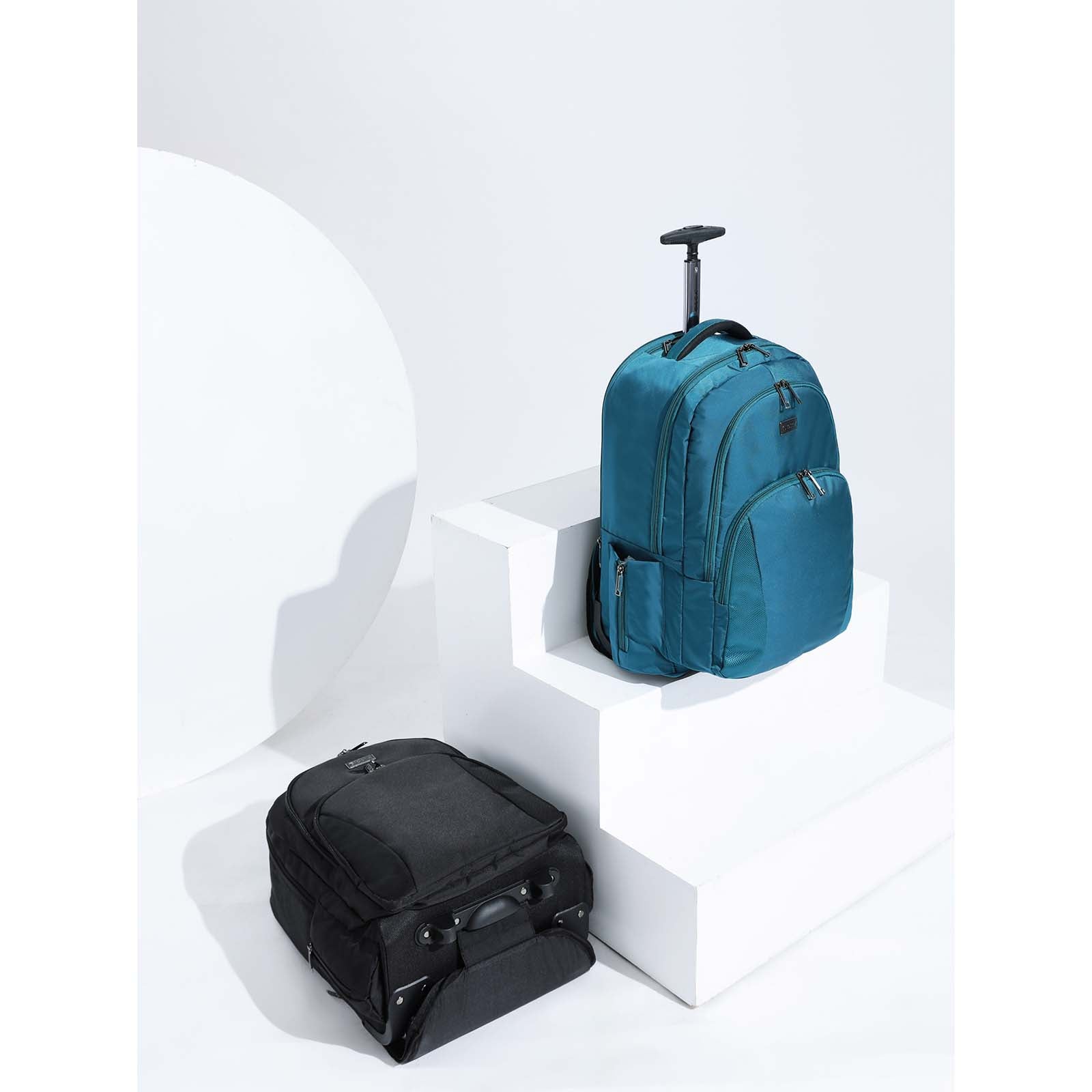 Tosca Oakmont Carry-On Wheeled Laptop Backpack Black