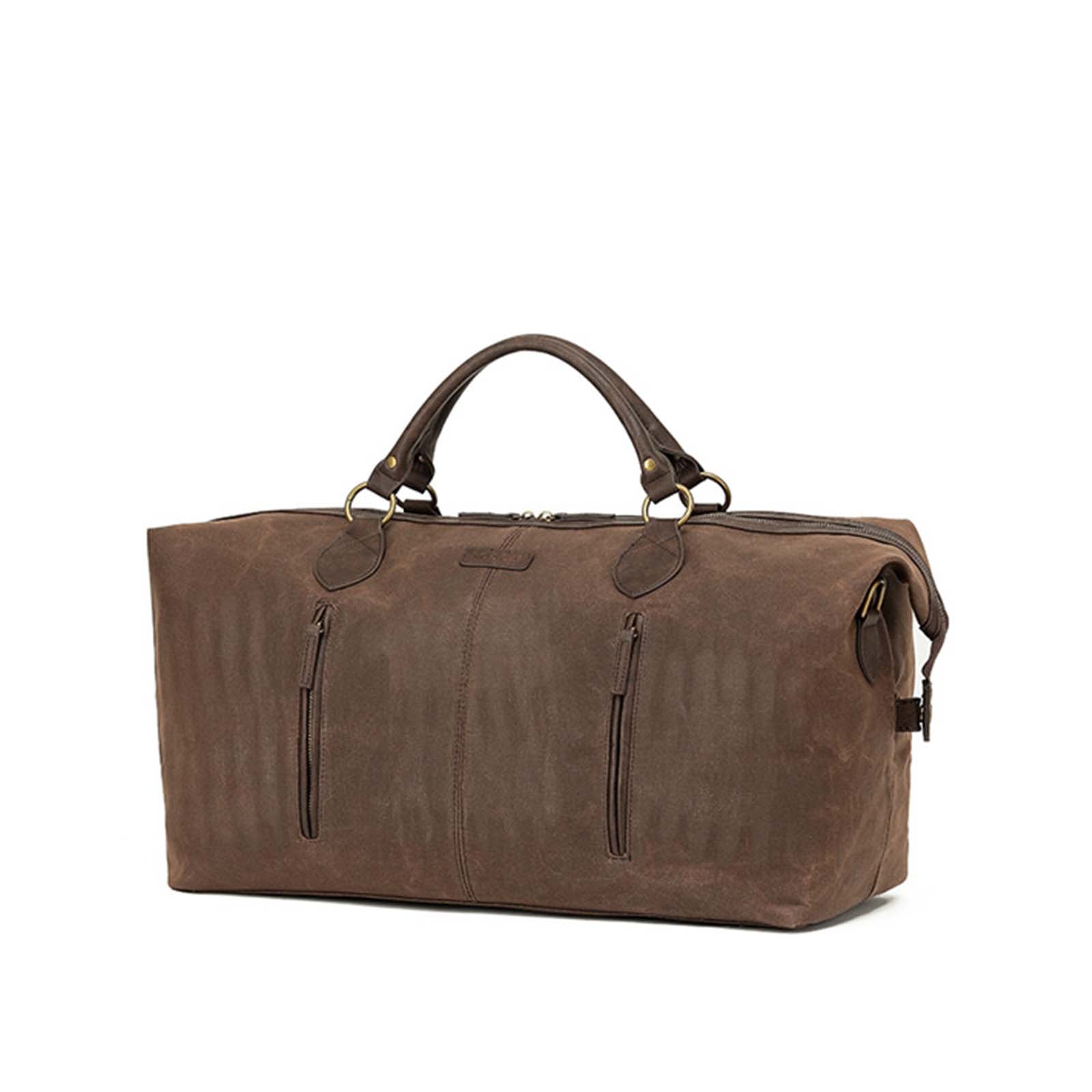 Tosca_Waxed_Canvas_Duffel_Bag_Brown_Front.jpg