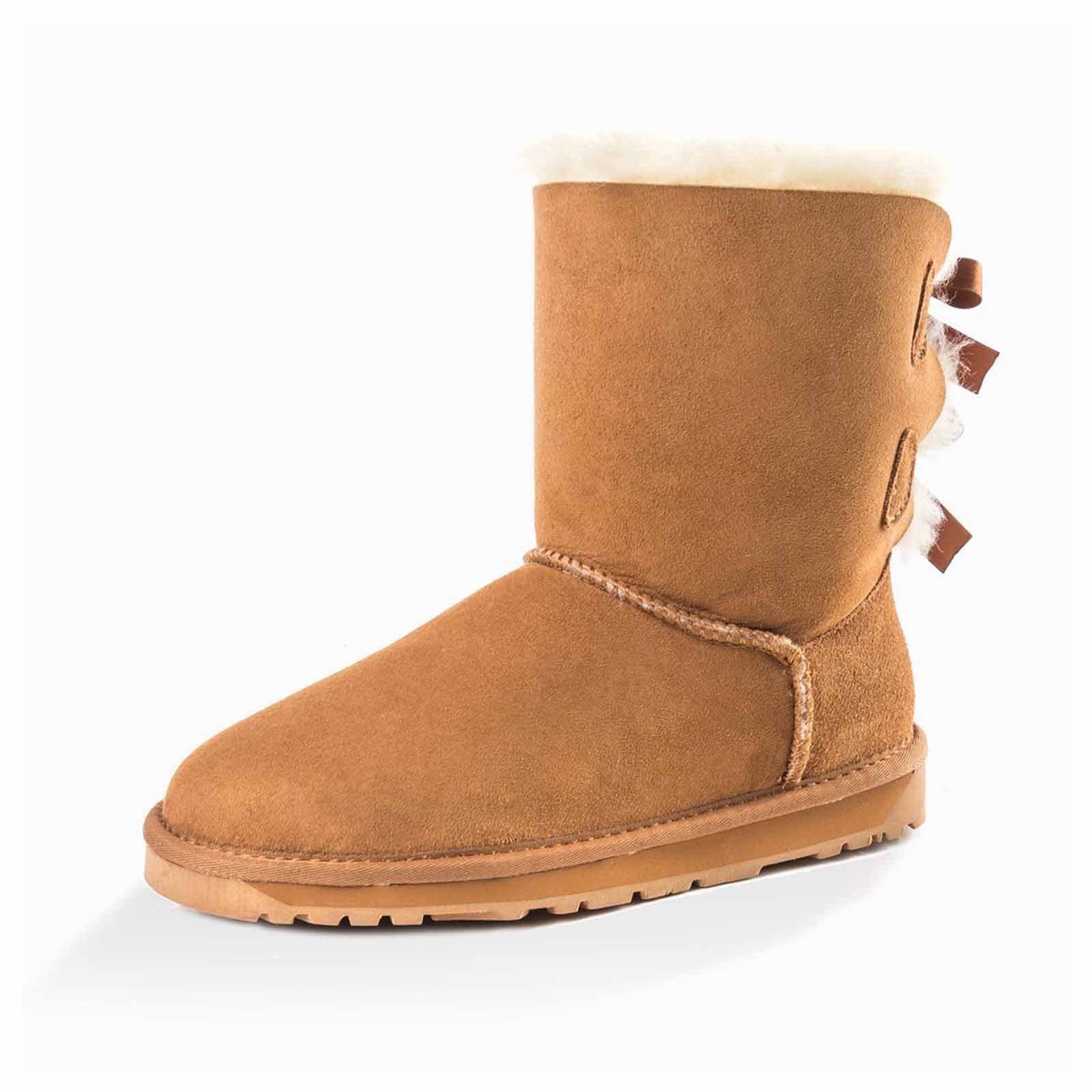 Ugg-Boots-Classic-Bailey-Bow-Chestnut-Outside