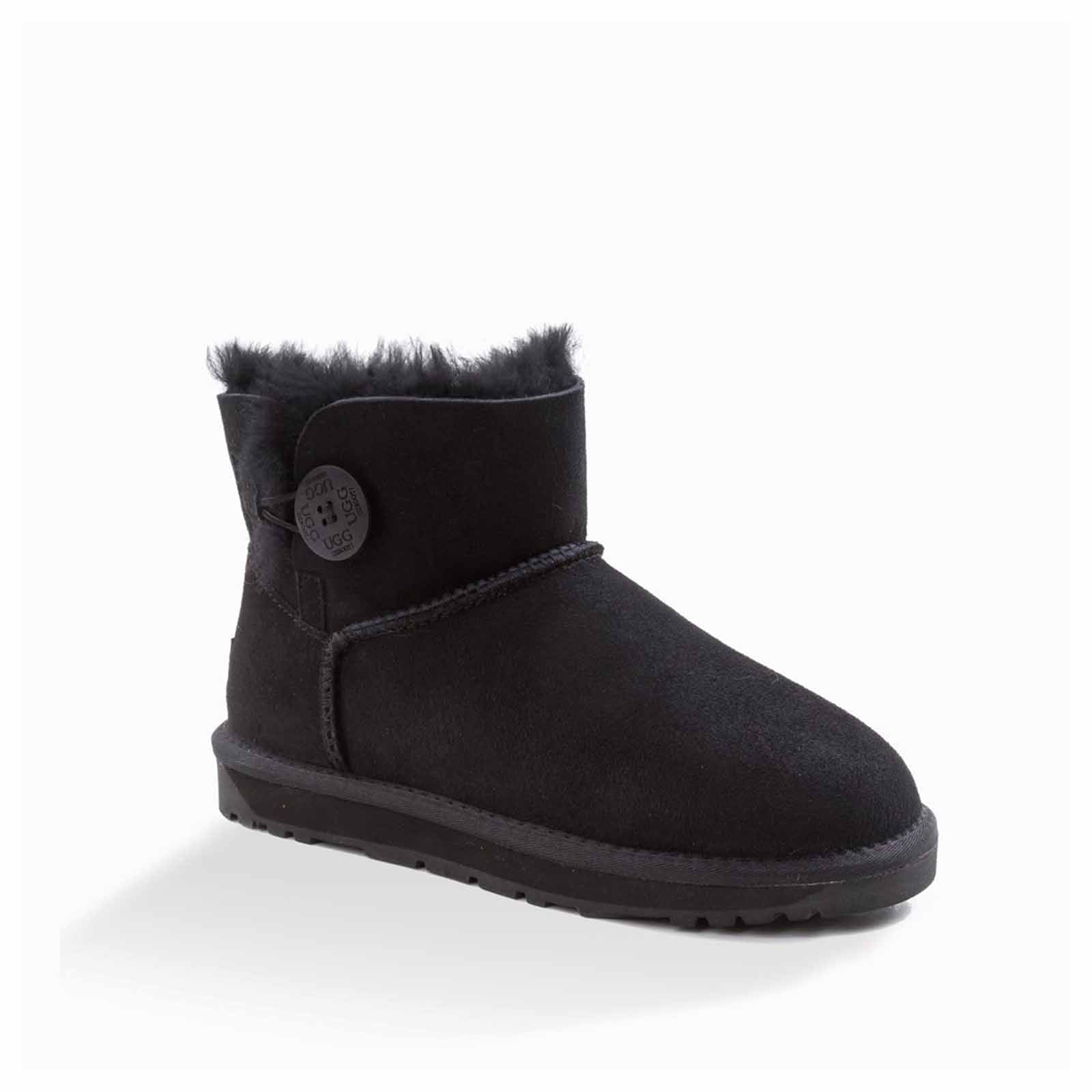Ugg Boots Classic Mini Button Black 40