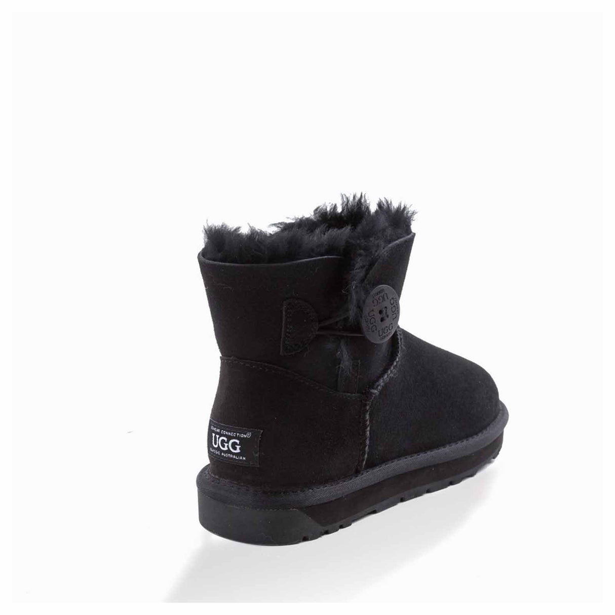 Ugg-Boots-Classic-Mini-Button-Black-Back