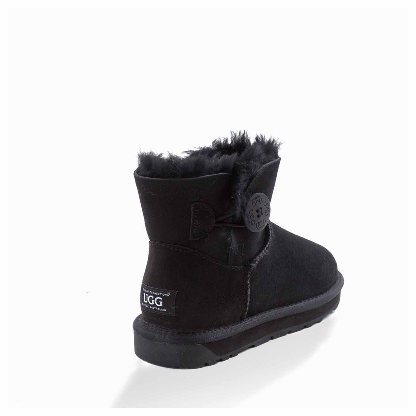 Ugg Boots Classic Mini Button Black 40