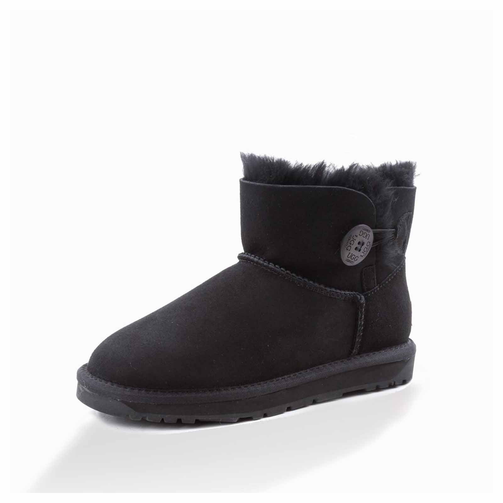 Ugg Boots Classic Mini Button Black 40