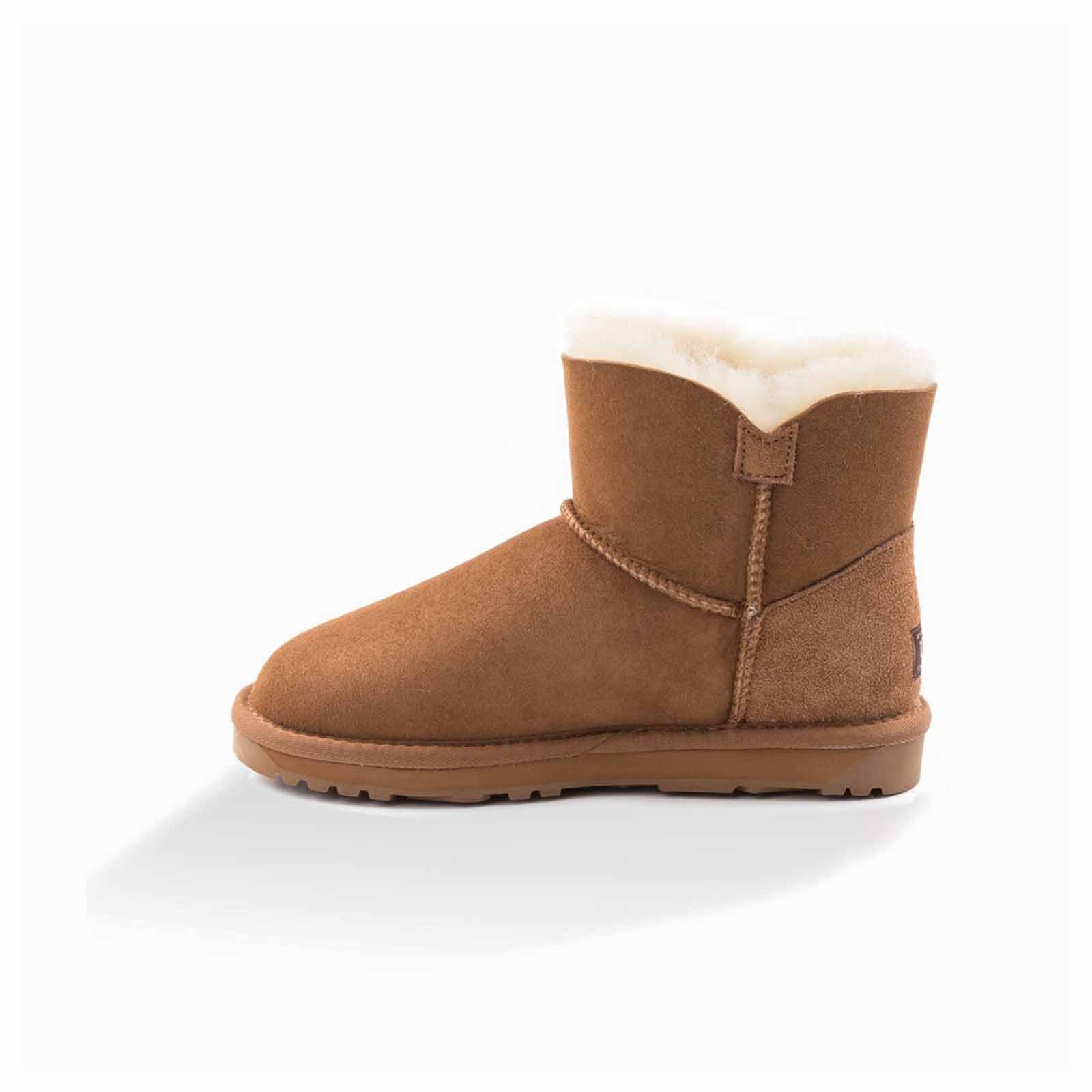 Ugg Boots Classic Mini Button Chestnut 35