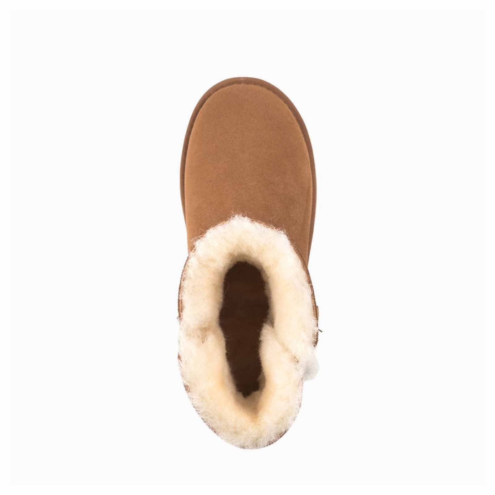 Ugg Boots Classic Mini Button Chestnut 35