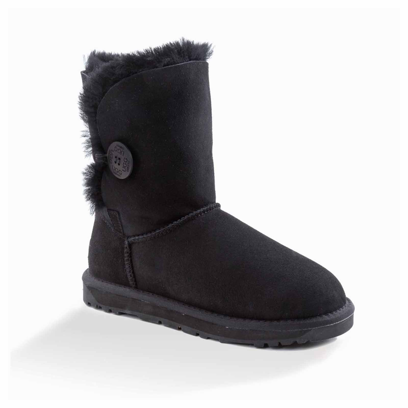 Ugg Boots Classic Short Button Black 38