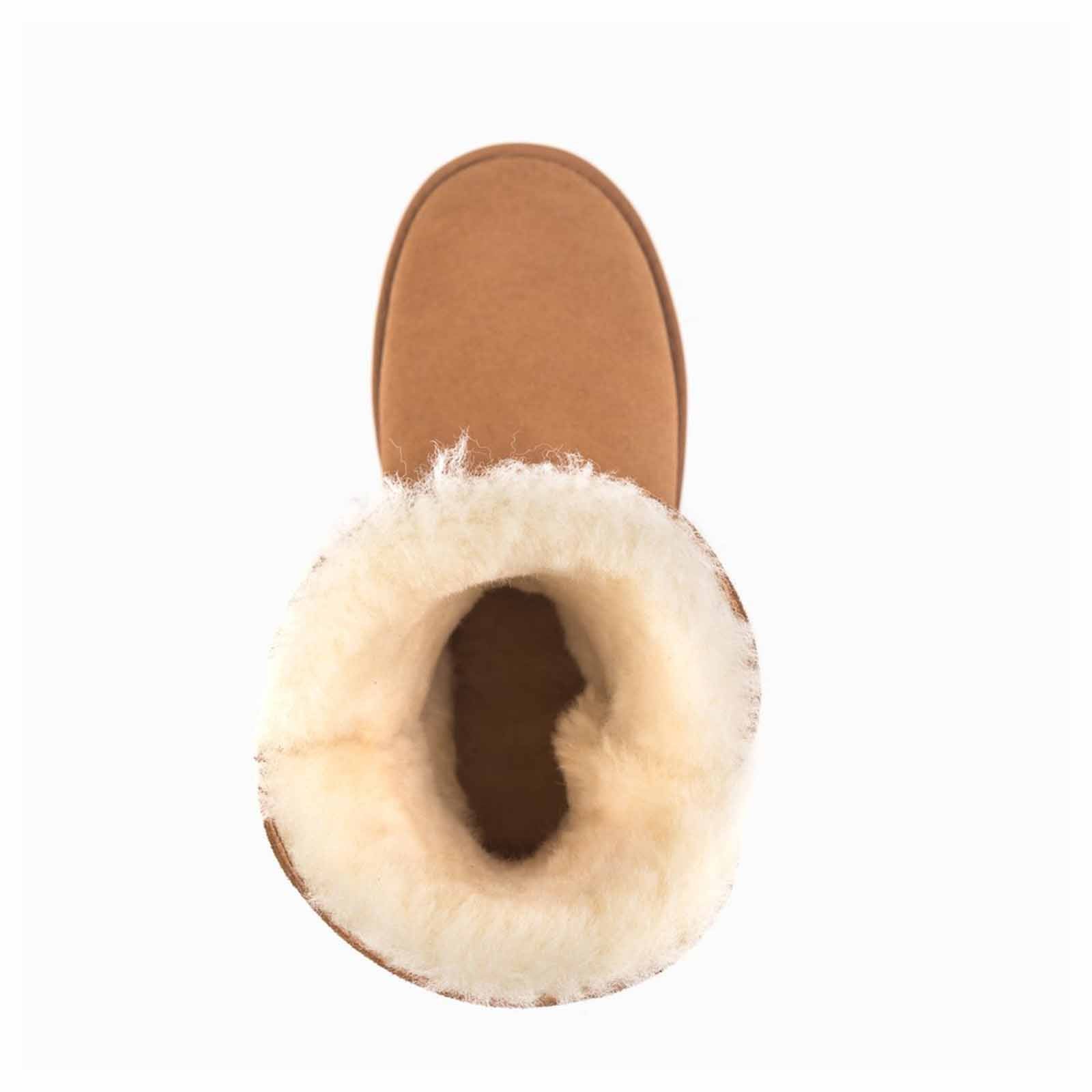 Ugg Boots Classic Short Button Chestnut 38