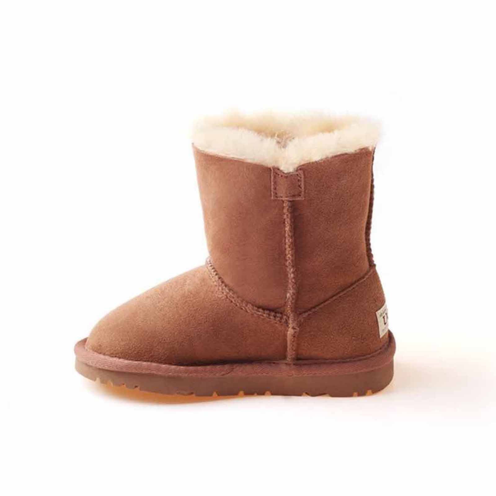 Ugg Boots Kids Classic Button Chestnut 2-3